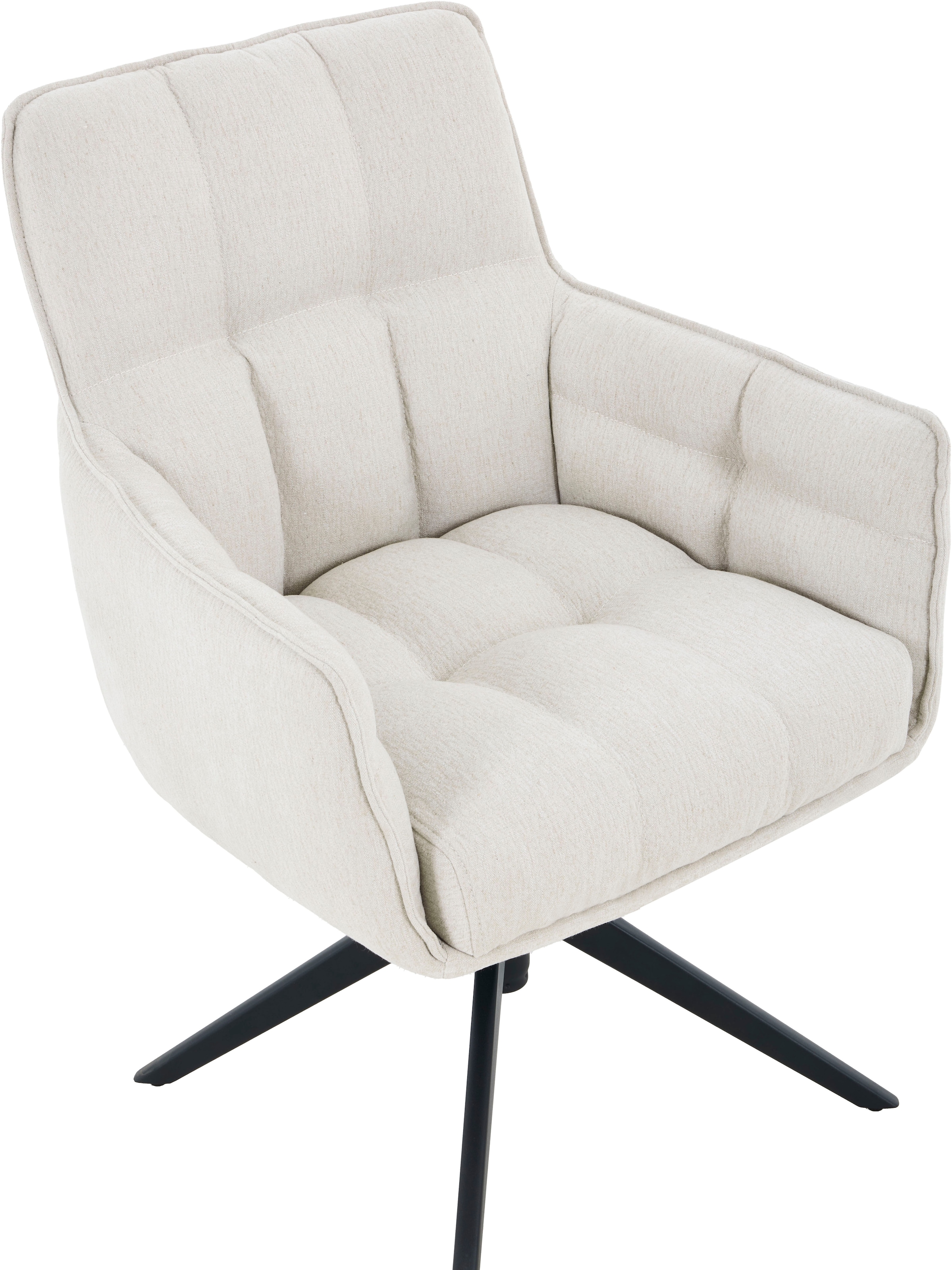 HELA Chaise pivotante »POMBA« () 1 cuis360° drehbar, höhenverstellbar, Federkorb, Armlehnen, 140kg belastbar