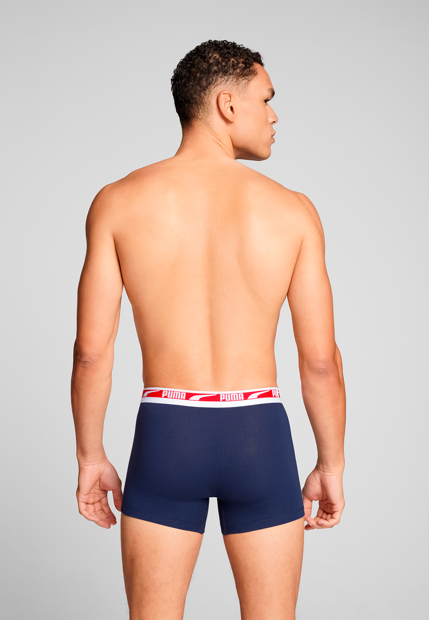 PUMA Boxershorts »PUMA MEN EVERYDAY MULTI LOGO BOXERS 2P« 2er Pack,  Komfortabler Logobund