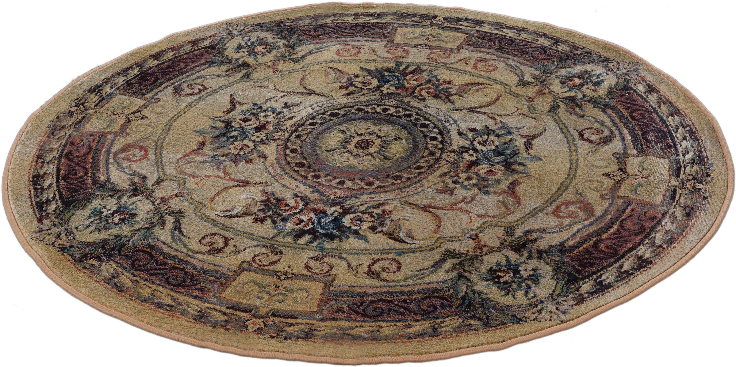 THEKO Tapis »Gabiro 856« Rond 10 mm Höhe Kurzflor, Orient-Optik, ideal im Wohnzimmer & Schlafzimmer
