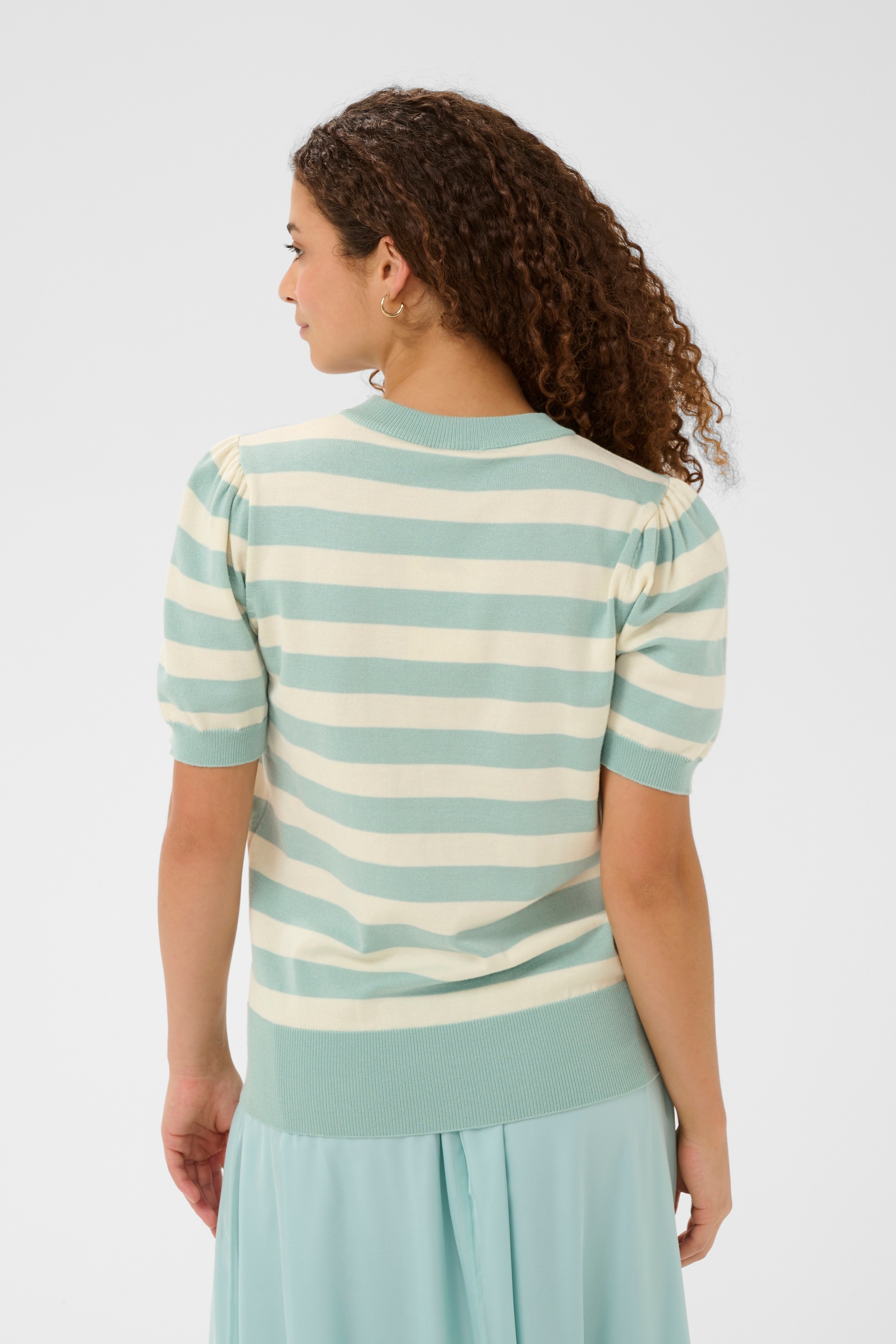 Saint Tropez Pull en tricot »MilaSZ SS Block Stripe Pullover«