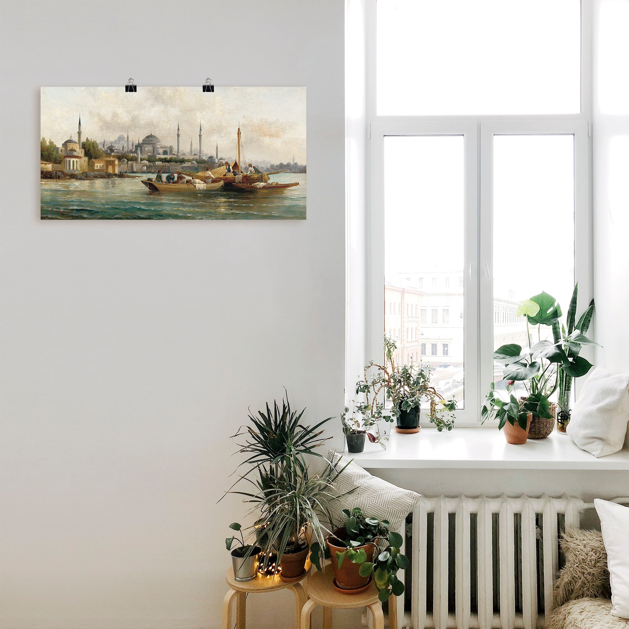 Artland Wandbild »Handelsschiffe vor Hagia Sophia« Boote & Schiffe 1 Stk. tlg. als Leinwandbild, Poster, Wandaufkleber in verschied. Grössen