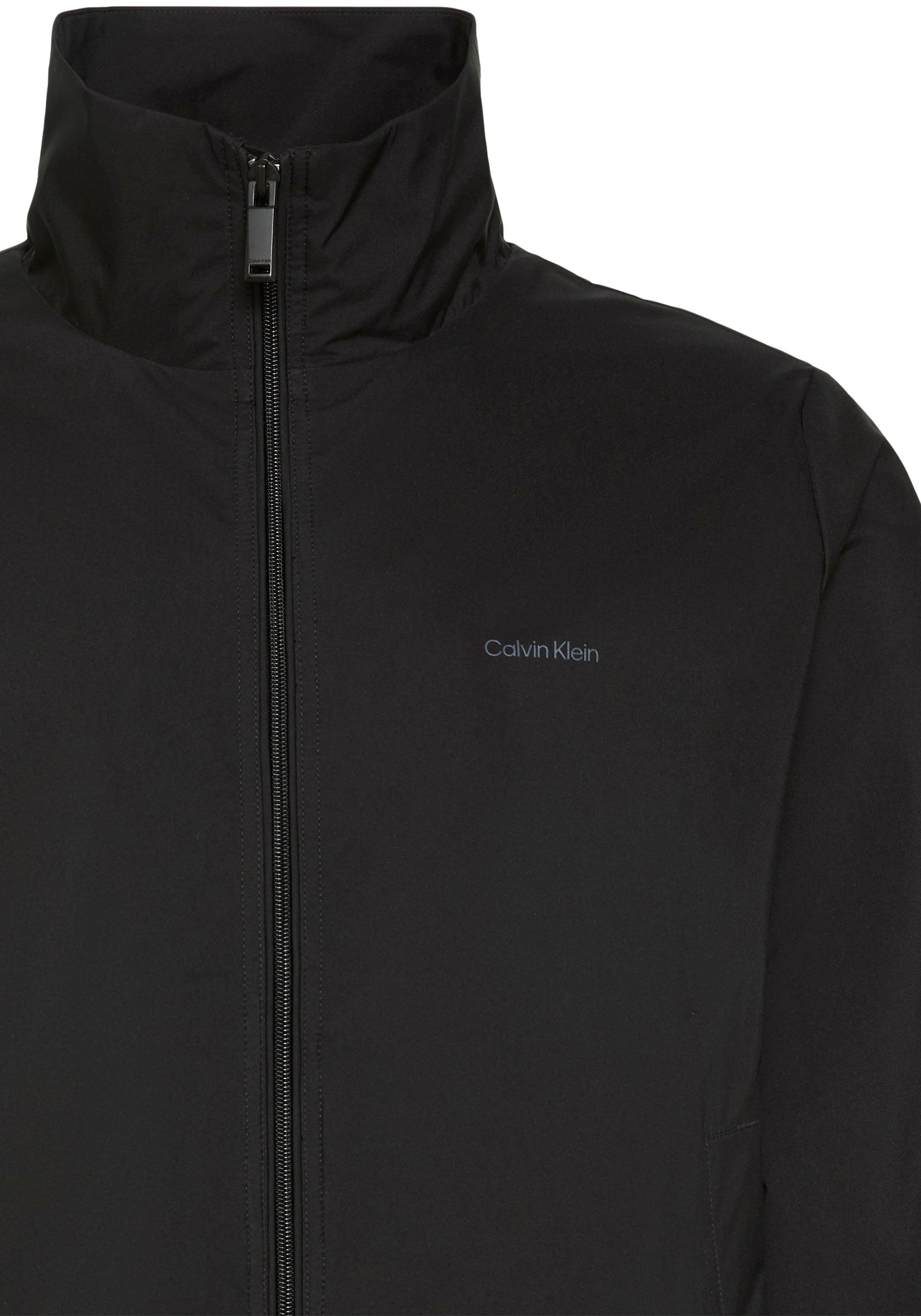 Calvin Klein Coupe-vent »LS NYLON STAND COLLAR WINDBREAKE« ohne Kapuze Regular fit mit Stehkragen