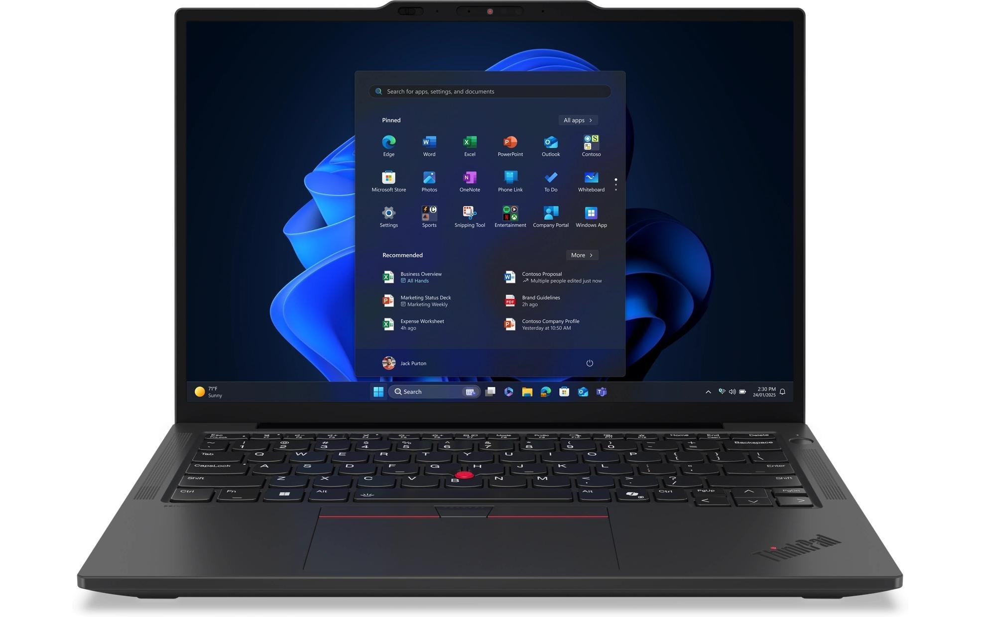 Lenovo Ordinateur portable »ThinkPad X13 Gen 6 (Intel)« / 13,3 ″ Intel Core Ultra 7 1.000 GB SSD
