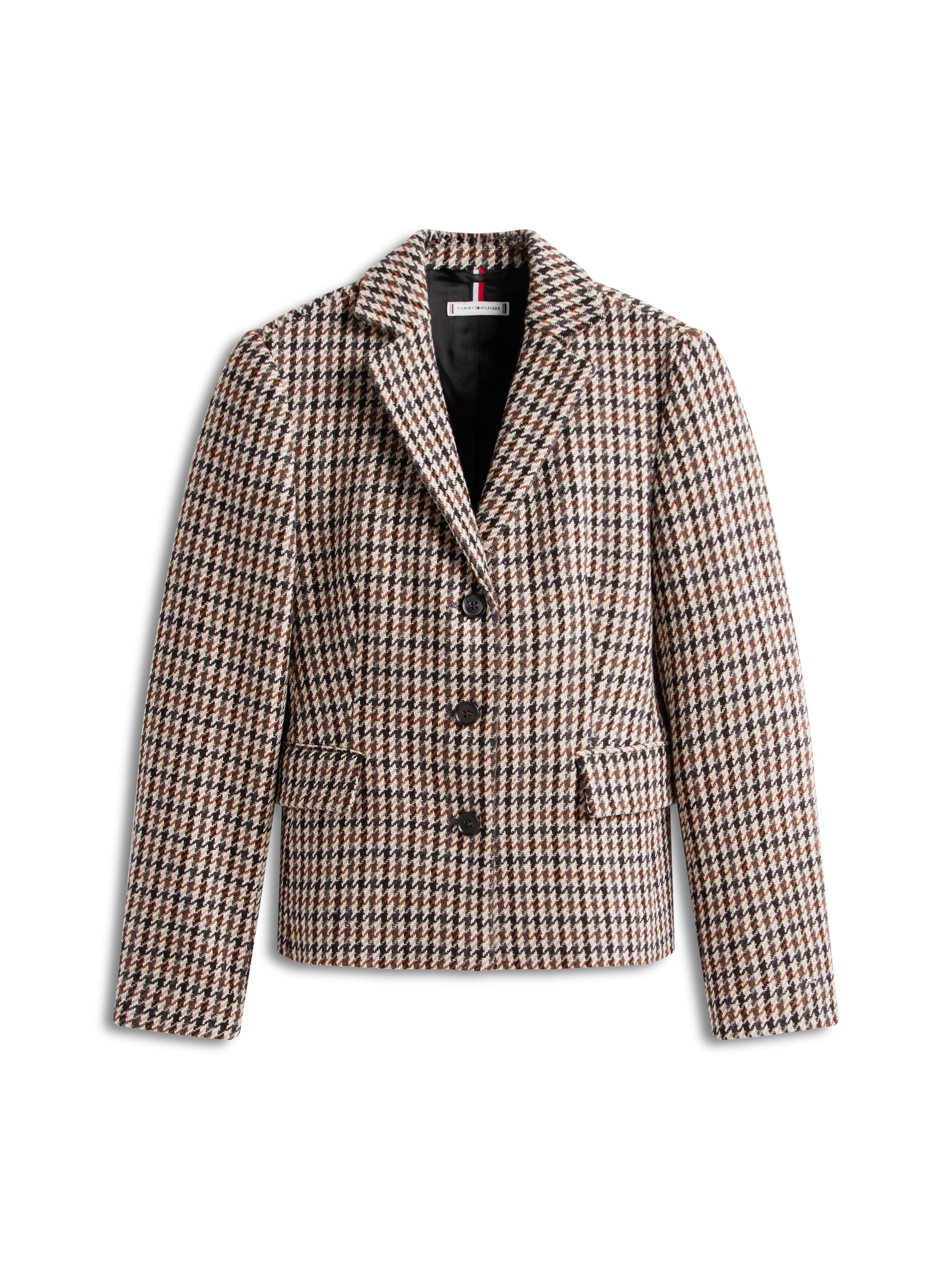 Tommy Hilfiger Blazer court »HERITAGE CHECK BLAZER« aus reiner Wolle