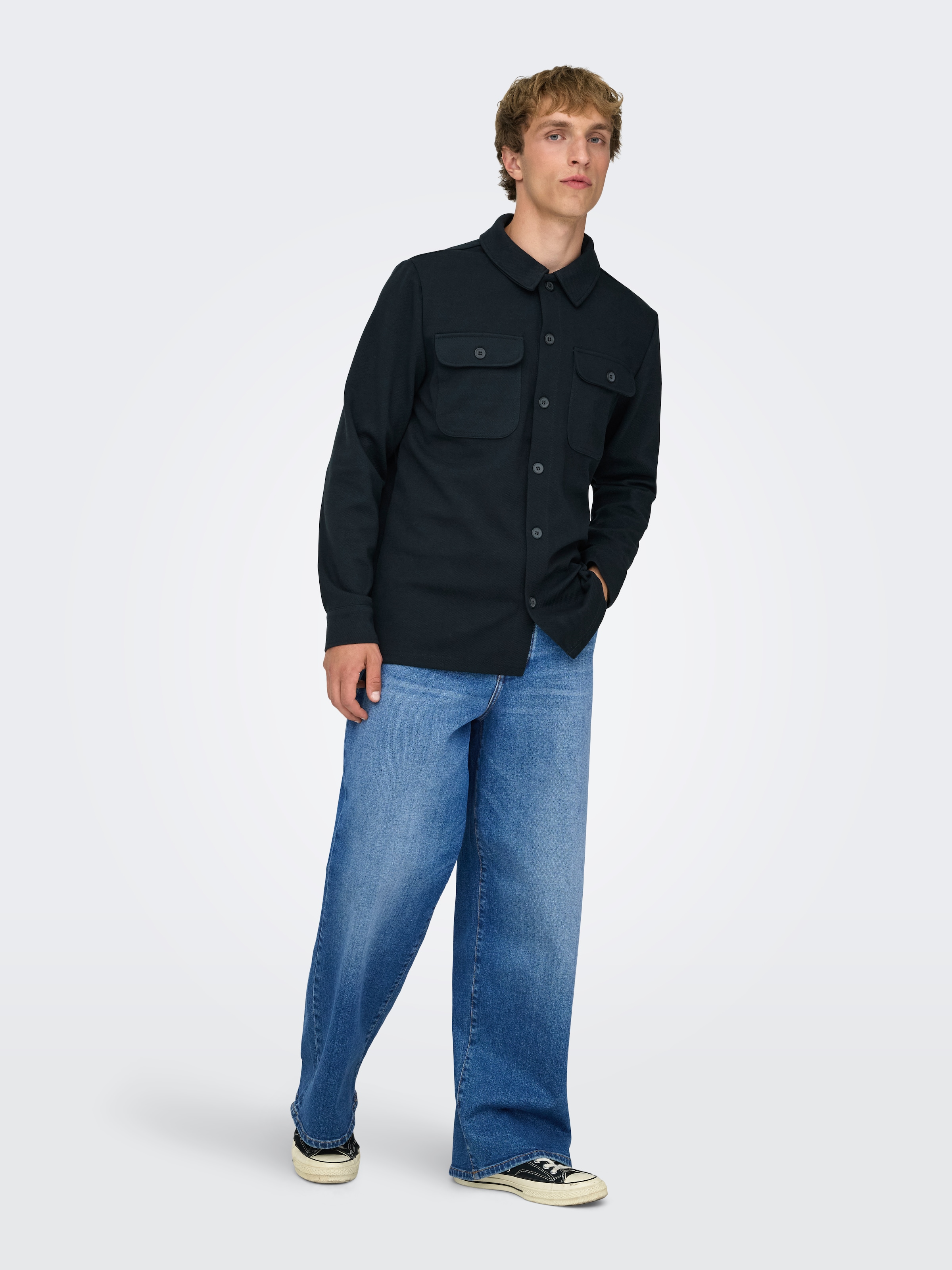 ONLY & SONS Chemise à manches longues »ONSNEWKODYL OVERSHIRT SWEAT NOOS«