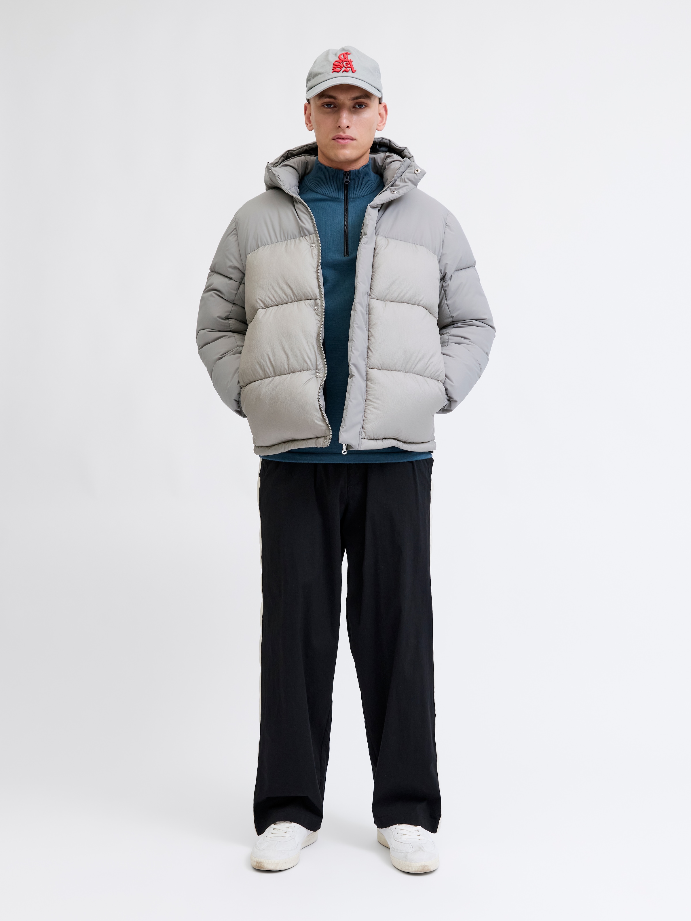 Jack & Jones Steppjacke »JCOUNION PUFFER JACKET SN« mit Kapuze