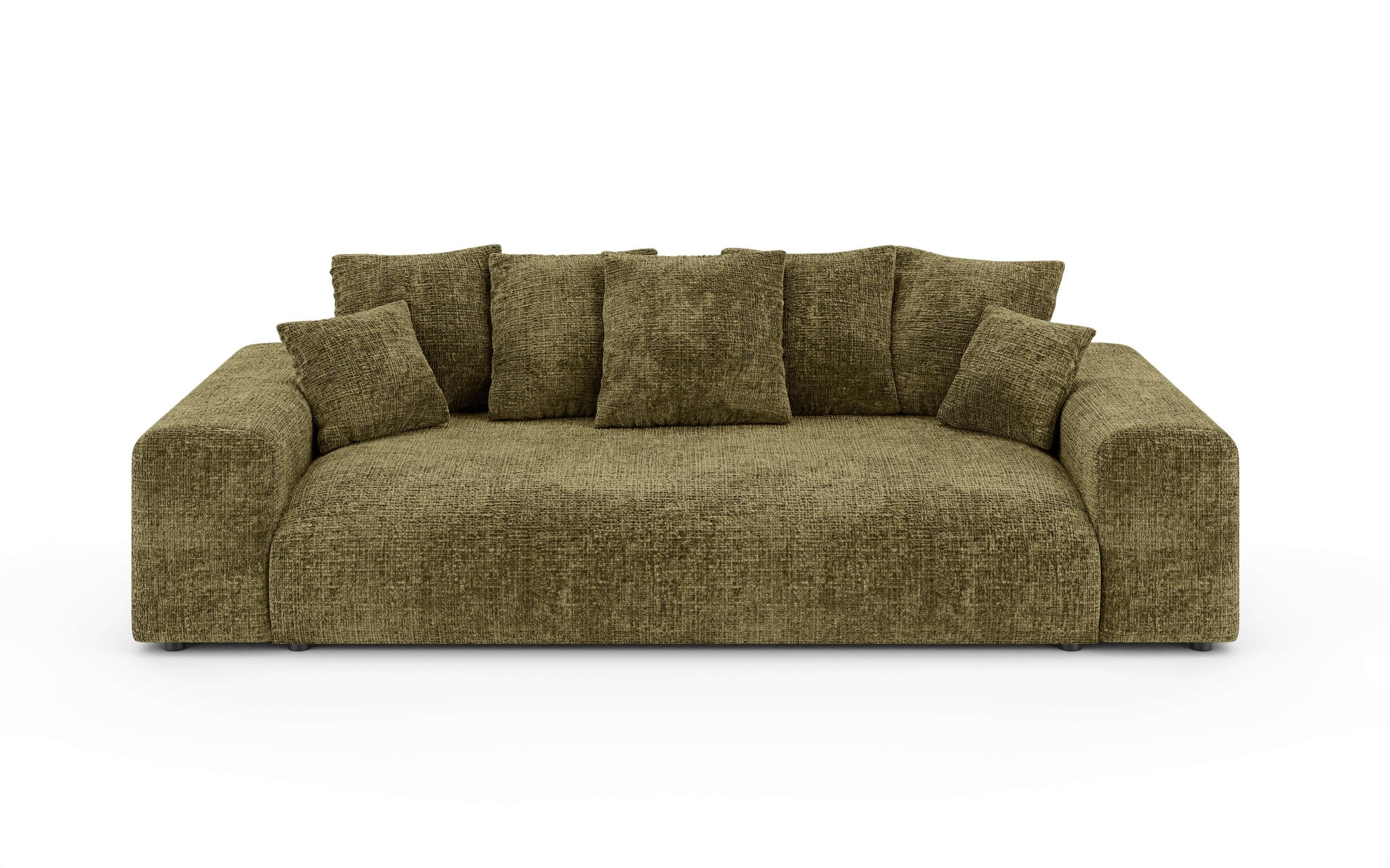 Home affaire Big-Sofa »LAKESIDE 3-Sitzer Schlafsofa mit Bettkasten, Breite 256,5 cm« Liegefläche 168,5x195 cm, hoher Sitzkomfort, Masse B/T/H: 256/122/82cm