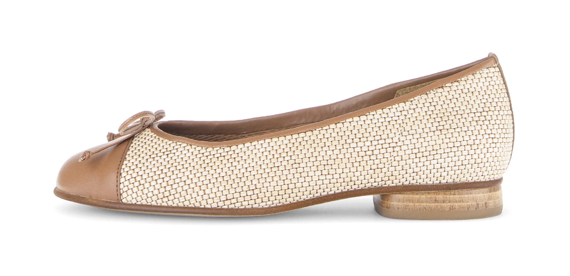 Gabor Ballerina  Blockabsatz, Businessschuh, Schupfschuh in runder Form