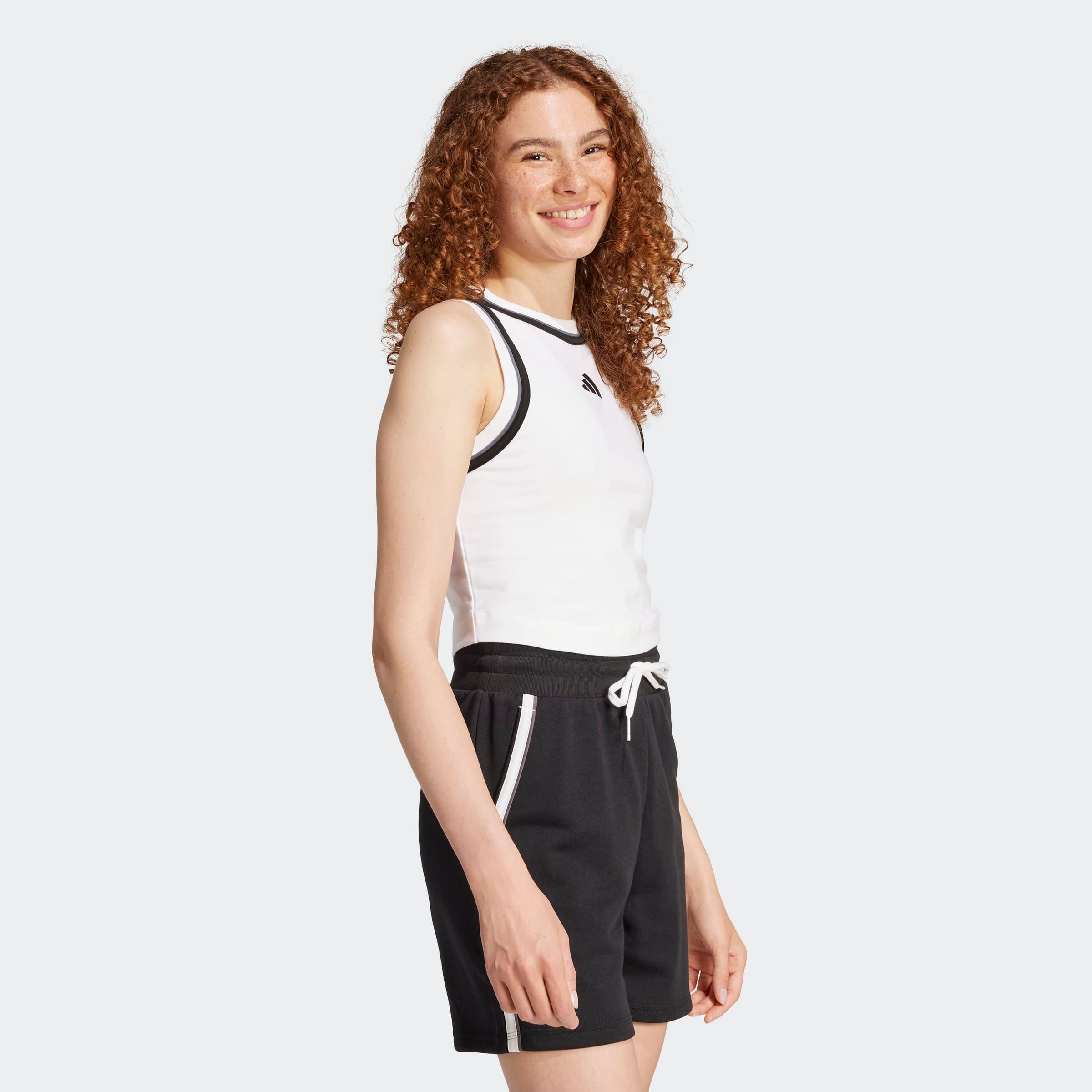 adidas Sportswear Débardeur »ESSENTIALS COLOR-POP COTTON CROP«