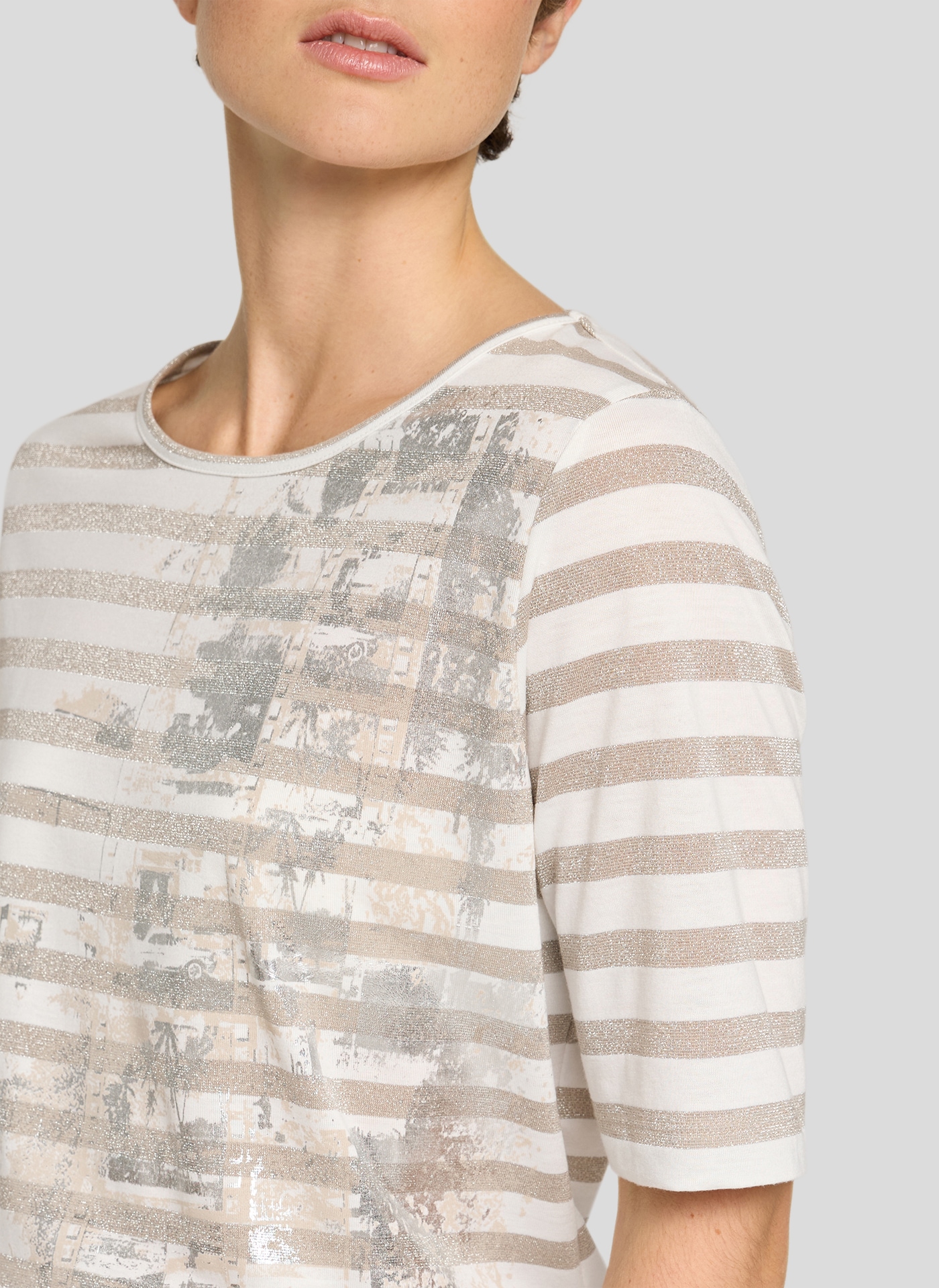 Rabe T-shirt mit Streifen Muster