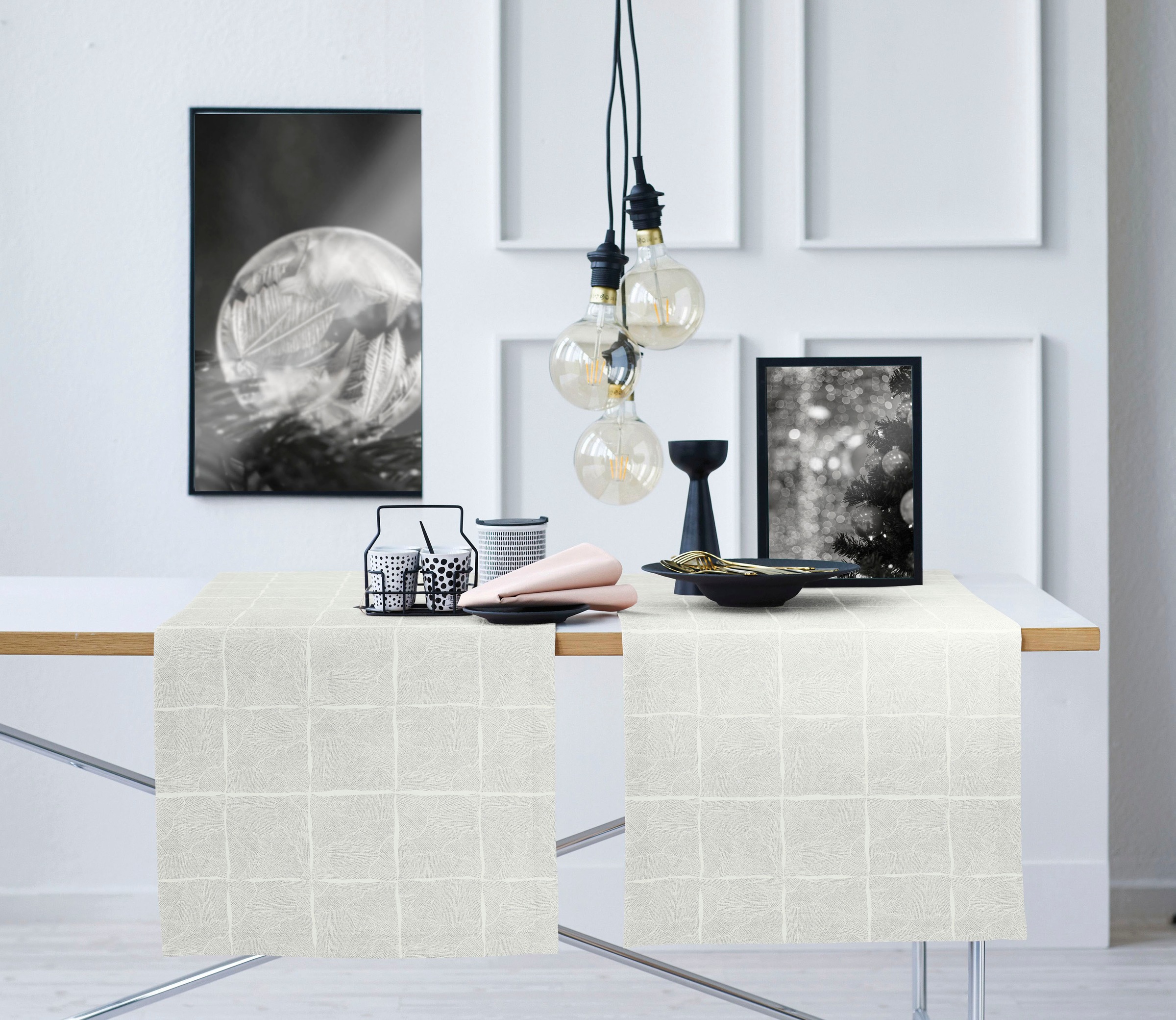 APELT Tischläufer »6300 CHRISTMAS GLAM, Weihnachtsdeko, Weihnachten« Lurex-Jacquardgewebe