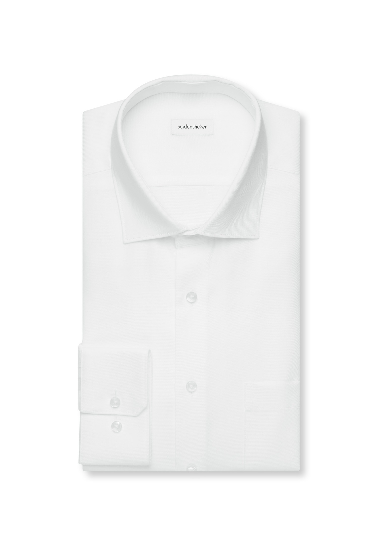 seidensticker Chemise d'affaires »Schwarze Rose« Col Kent uni Comfort 1/1