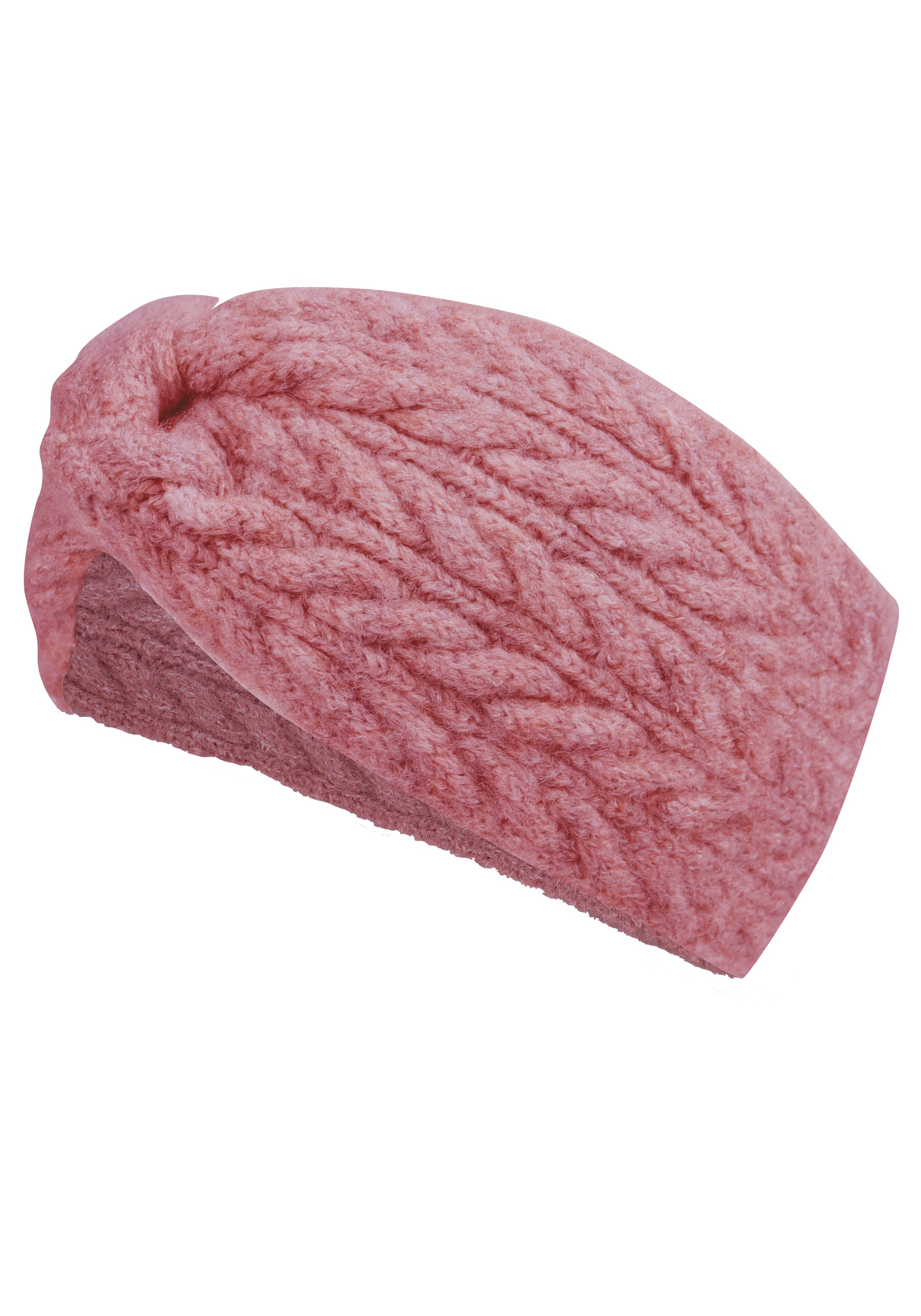 Capelli New York Serre-tête mit Zopfmuster, Feinstrick, wärmend, Knotendesign