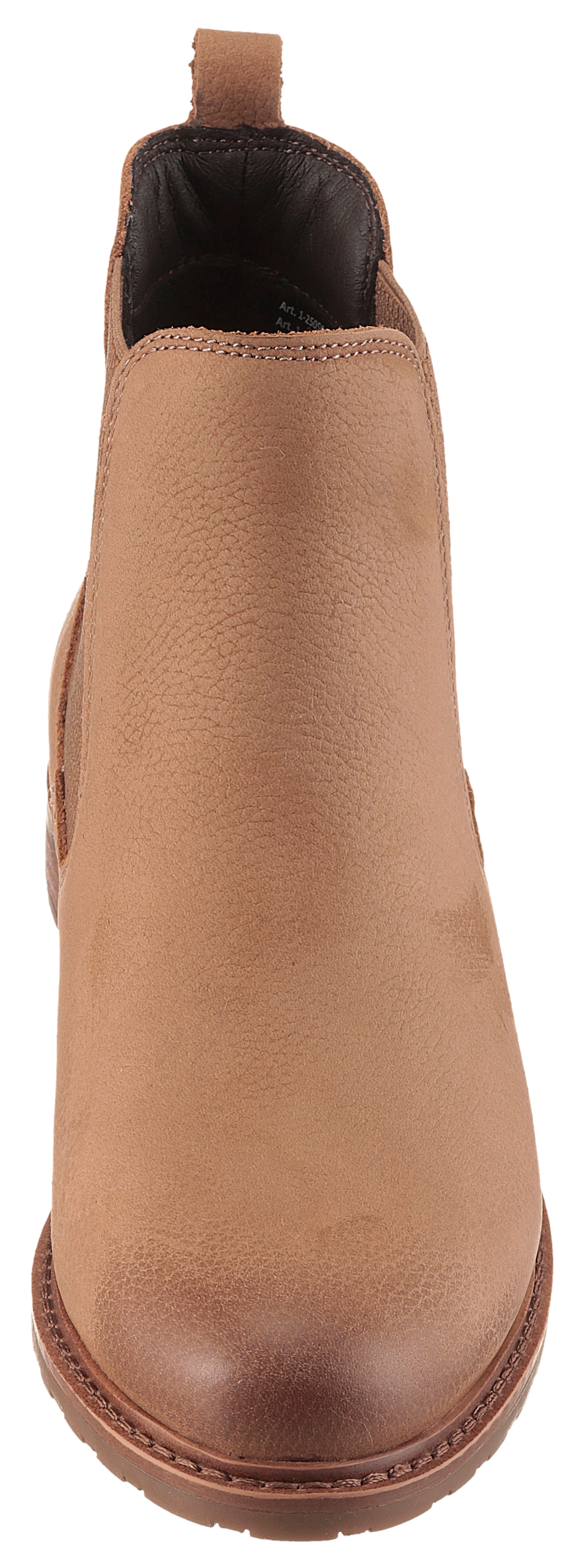 Tamaris Bottines chelsea  talon bloc, bottines, chaussures business, bottines sans lacets, languette d’enfilage