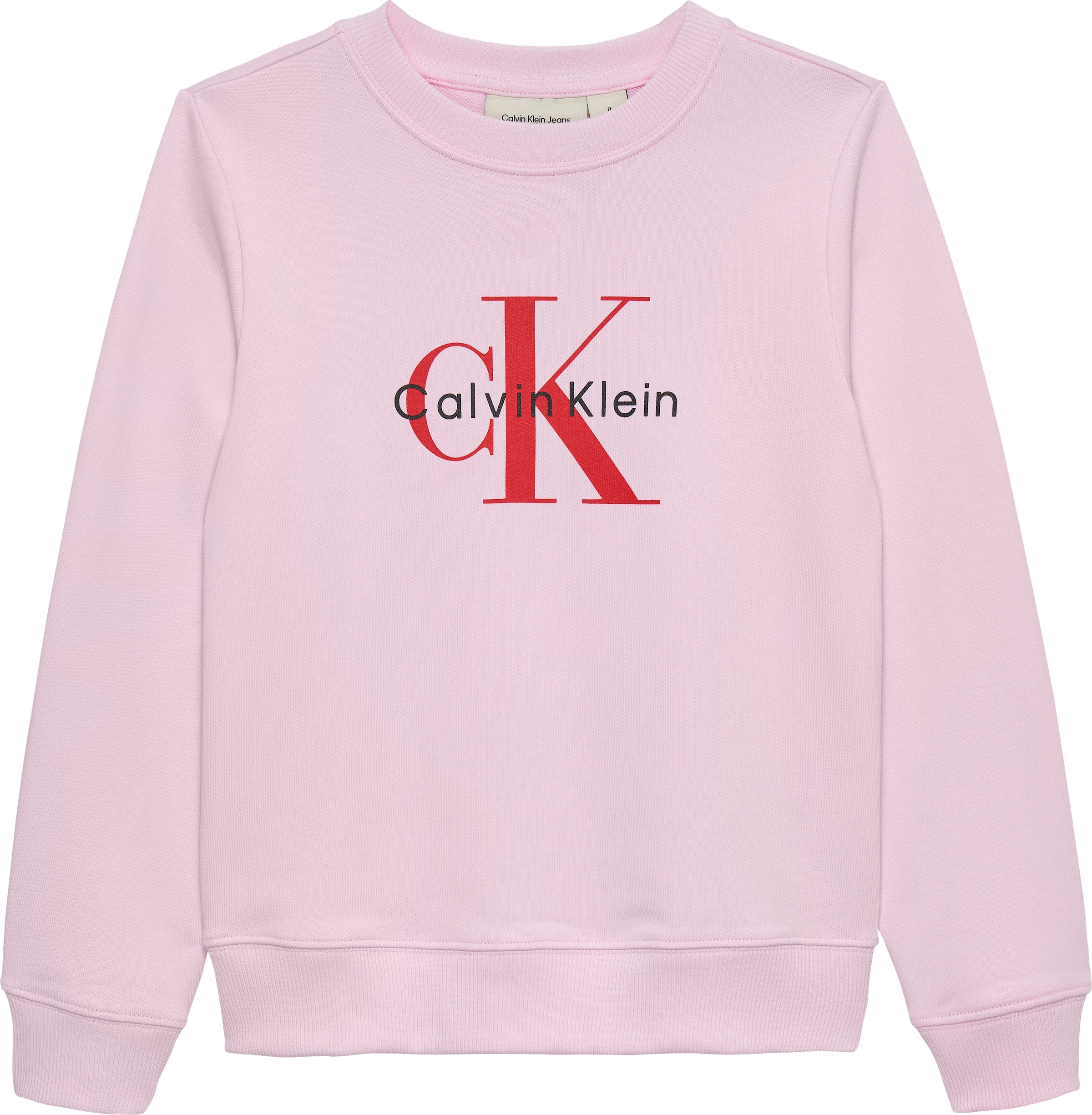 Calvin Klein Jeans Sweatshirt »CK MONOGRAM TERRY CN SWEATSHIRT«, für Kinder bis 16 Jahre, Logo-Print
