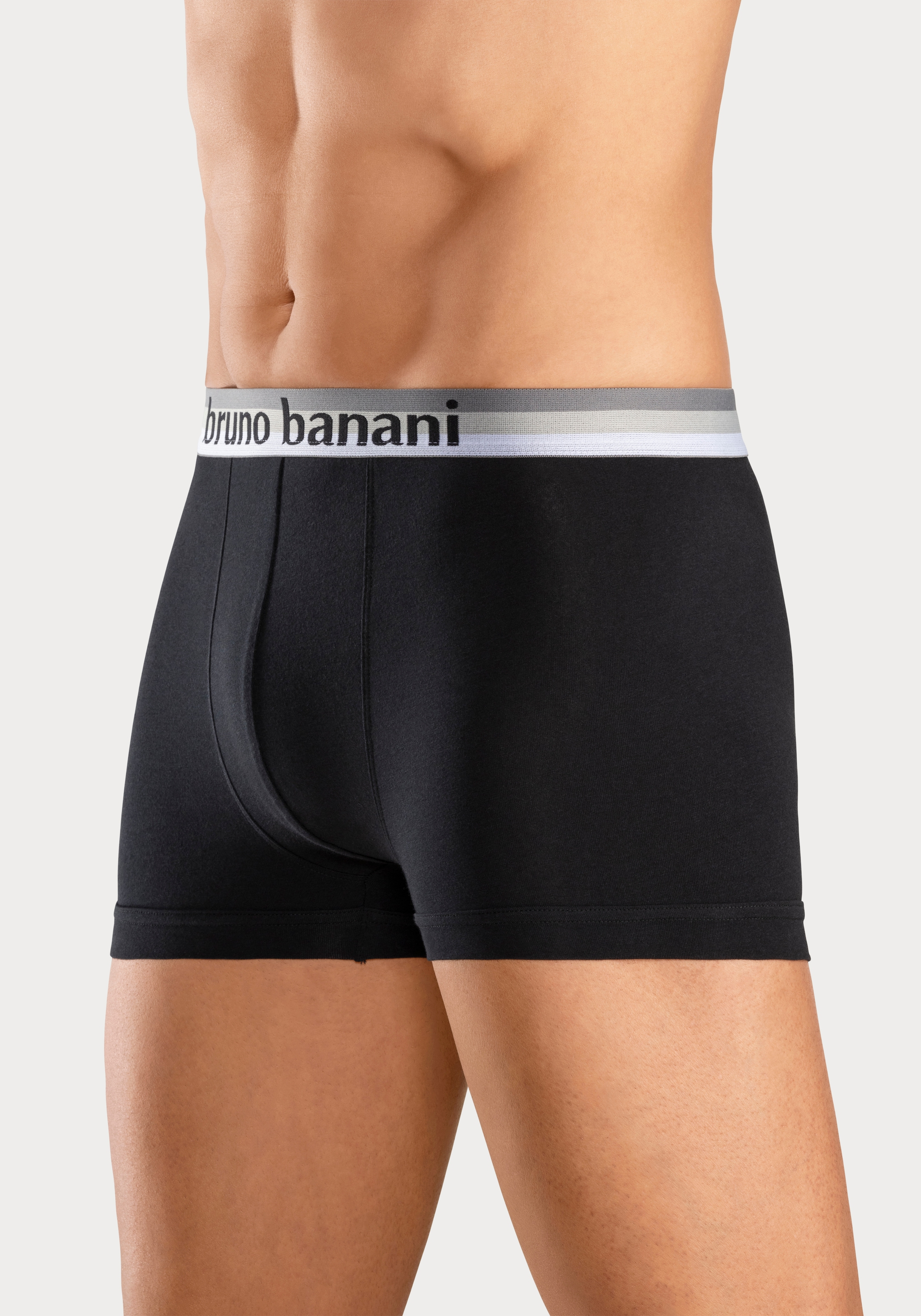 Bruno Banani Boxer »Boxershorts für Herren« Packung, 5 cuis mit Streifen Logo Webbund