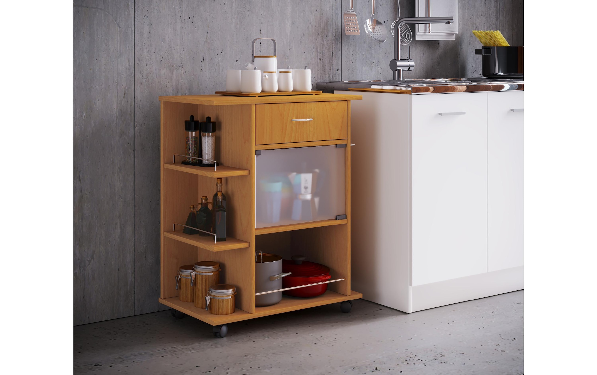 VCM Küchenwagen »Pocis 65 x 80 x 39 cm«