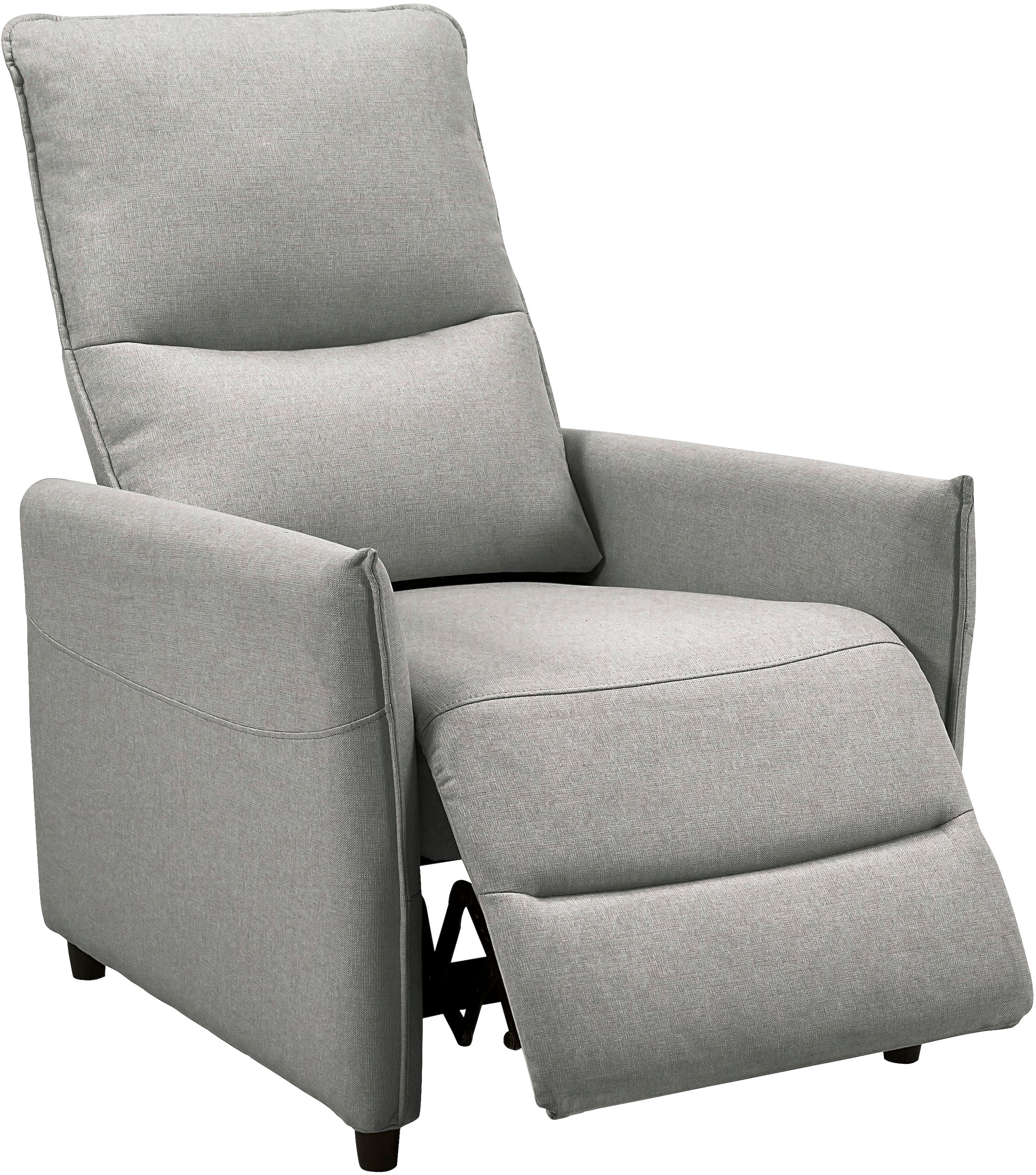 INOSIGN Fauteuil de relaxation »CURRIE, mit Liegefunktion, Webstoff-Bezug, Federkern,« Ruhe-Sessel, Lese-Sessel, TV-Sessel