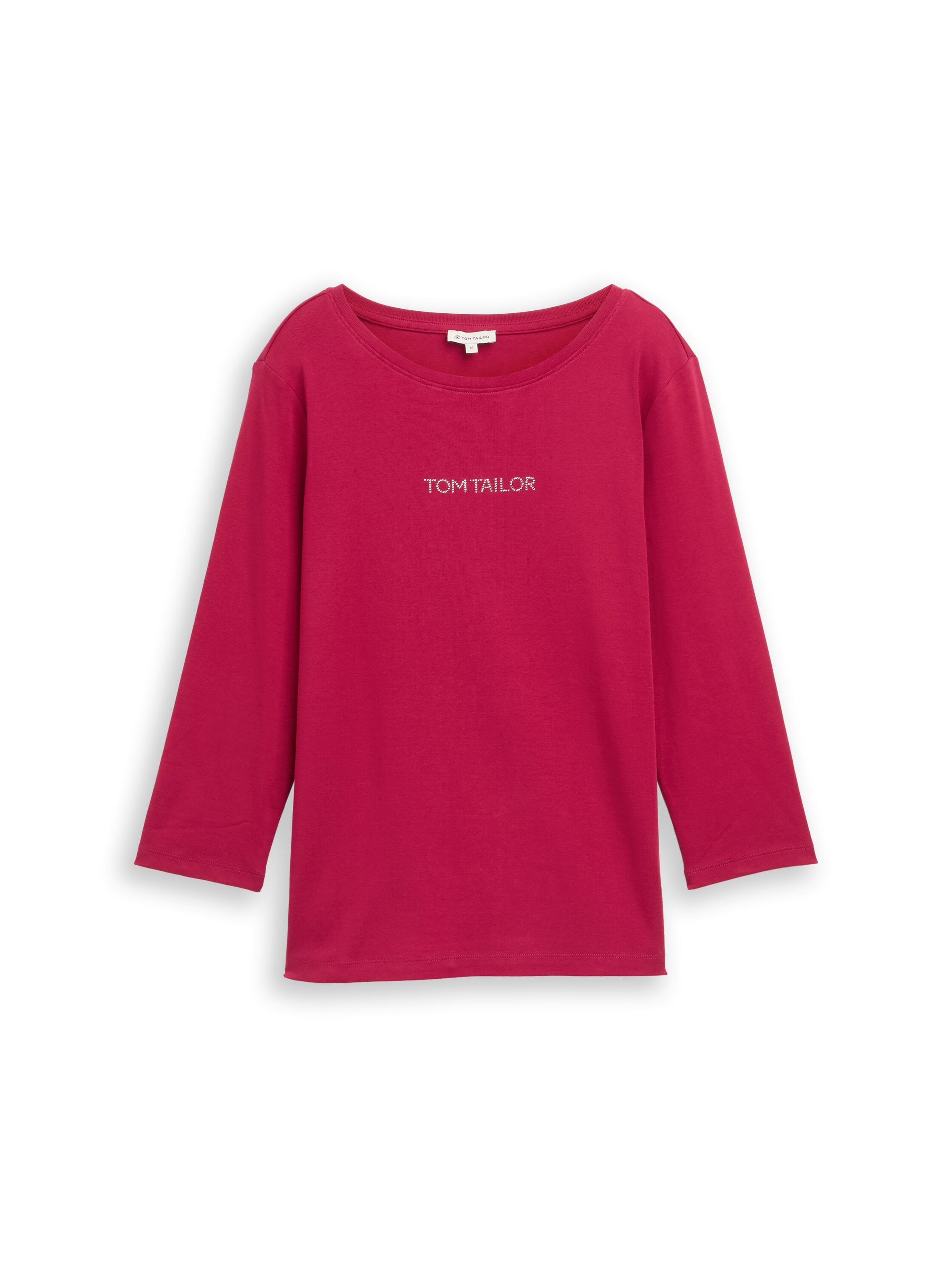 TOM TAILOR T-shirt à manches 3/4 , mit Logo Schriftzug
