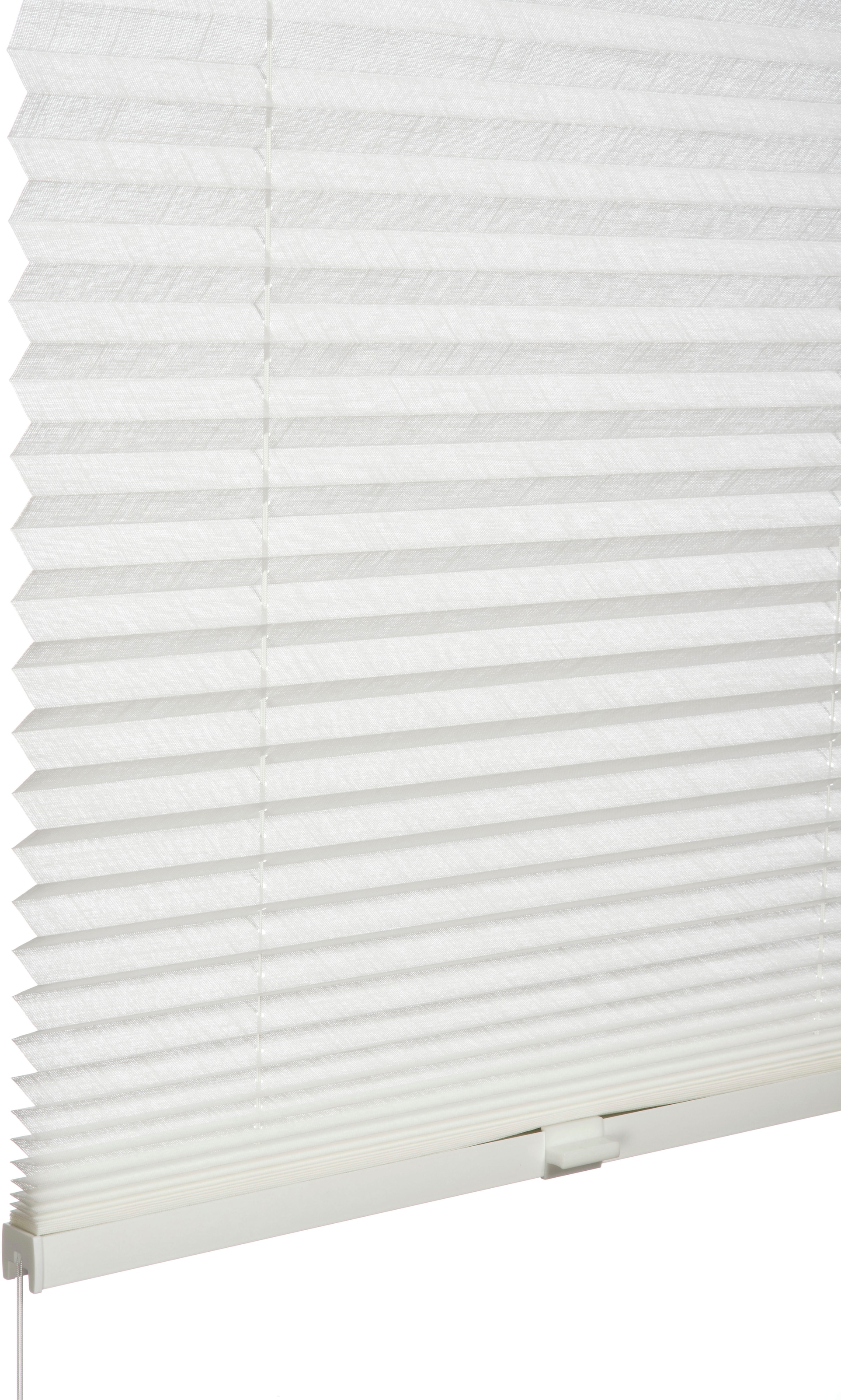 SCHÖNER WOHNEN-Kollektion Plissé »Marla« blickdicht mit Bohren verspannt verschraubt, mit Leinen-Optik