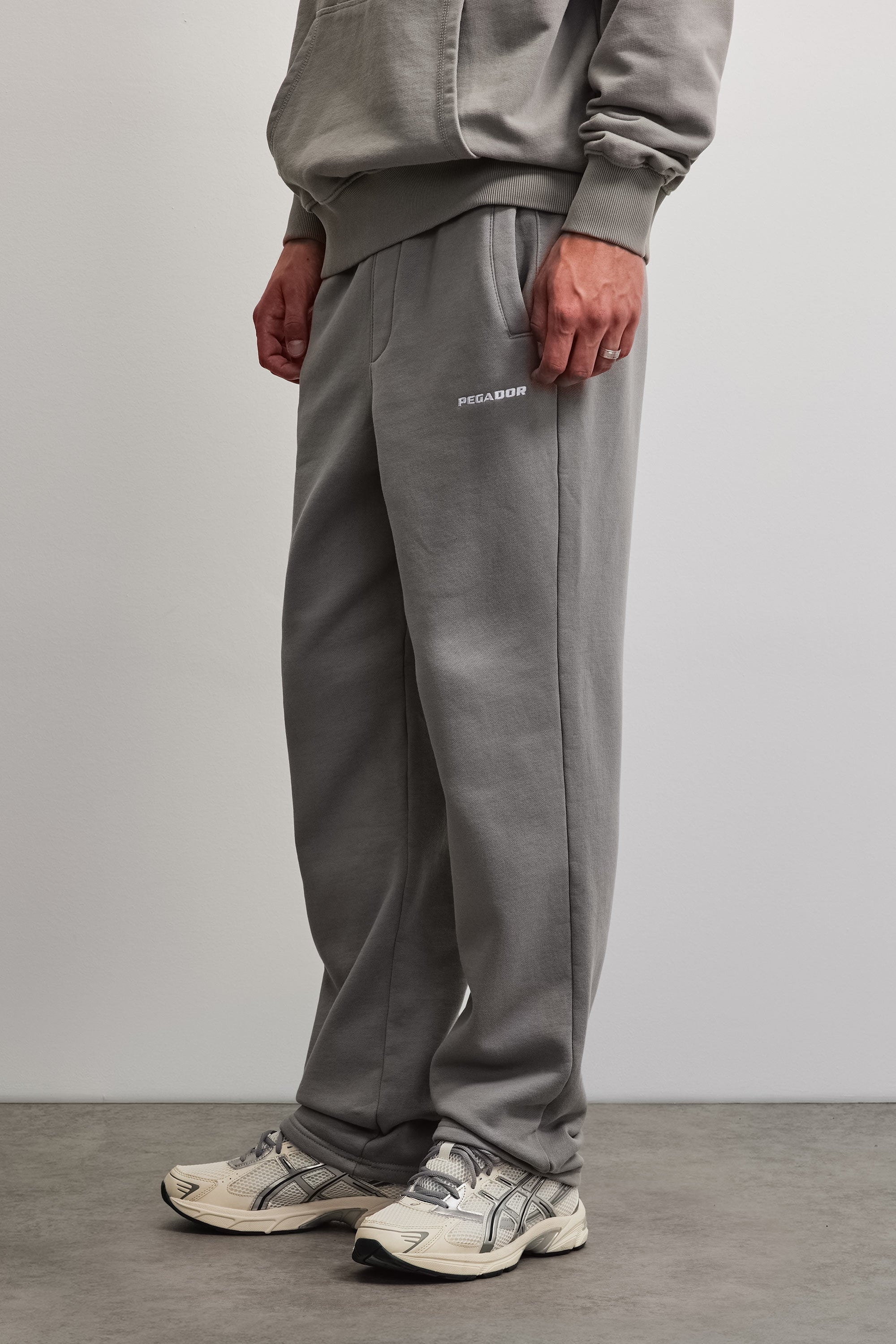 PEGADOR Sweathose »Logo Wide Sweat Pants«  Baumwollmischung, weit