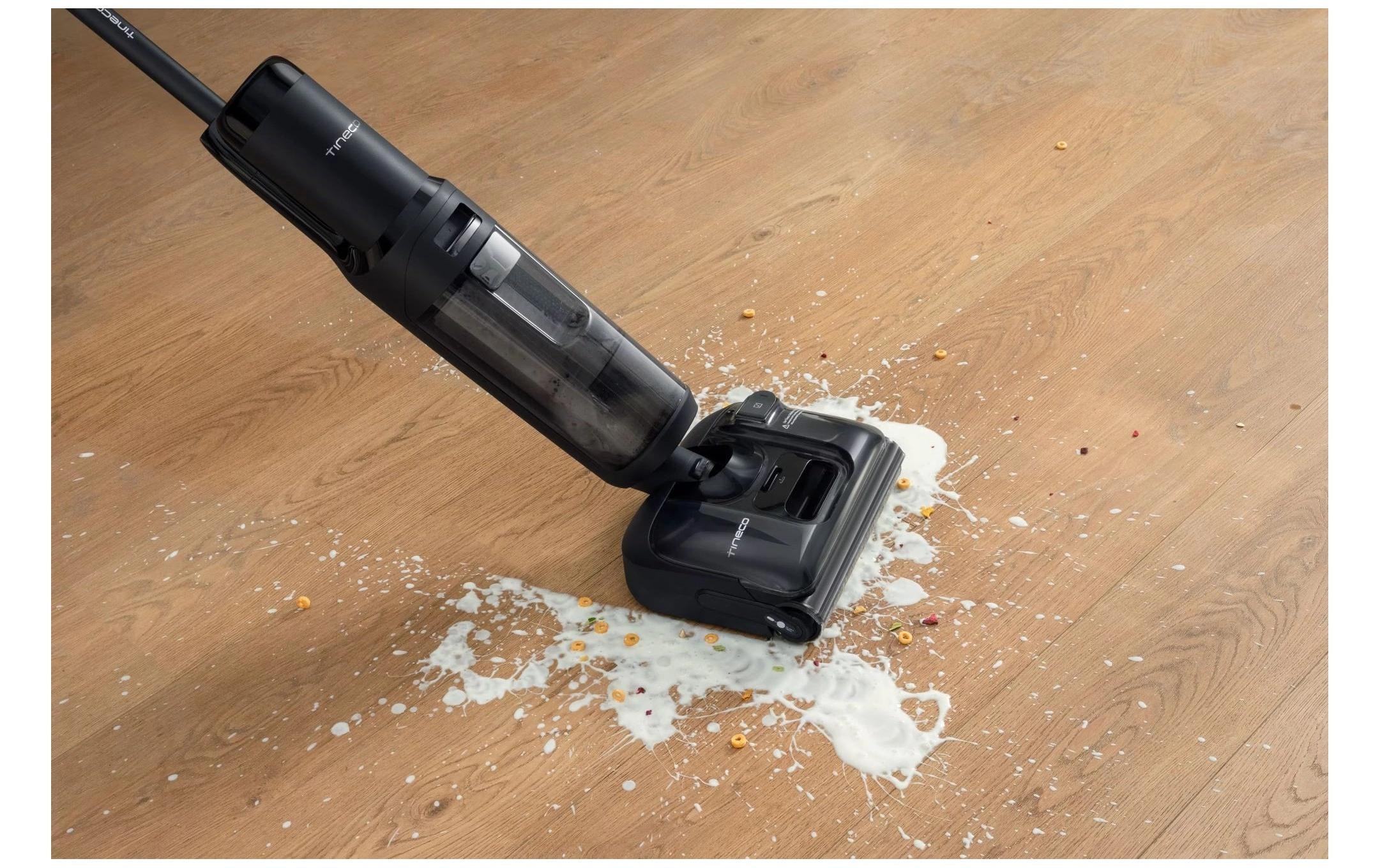 Tineco Nass-Trocken-Akkusauger »Floor One S7 Stretch, 85° Grad Heissluft-Trocknung, 180° Grad Neigung« 50 Min Akku, automatische Anpassung der Saugleistung, Tierhaarfilter