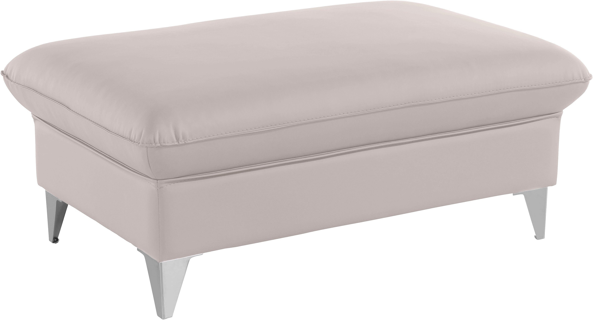 COTTA Ensemble rembourré »Caluso L-Form« Set bestehend aus: Ecksofa mit Kopfteilverstellung & Hocker