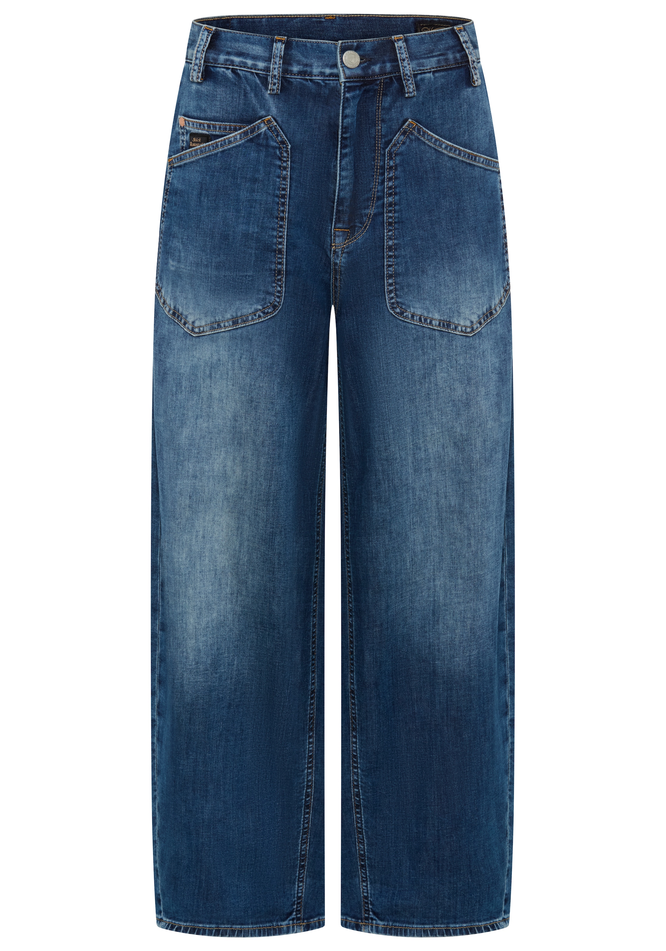 Herrlicher Jeans loose fit »Meryll Denim Light« forme O avec poches appliquées