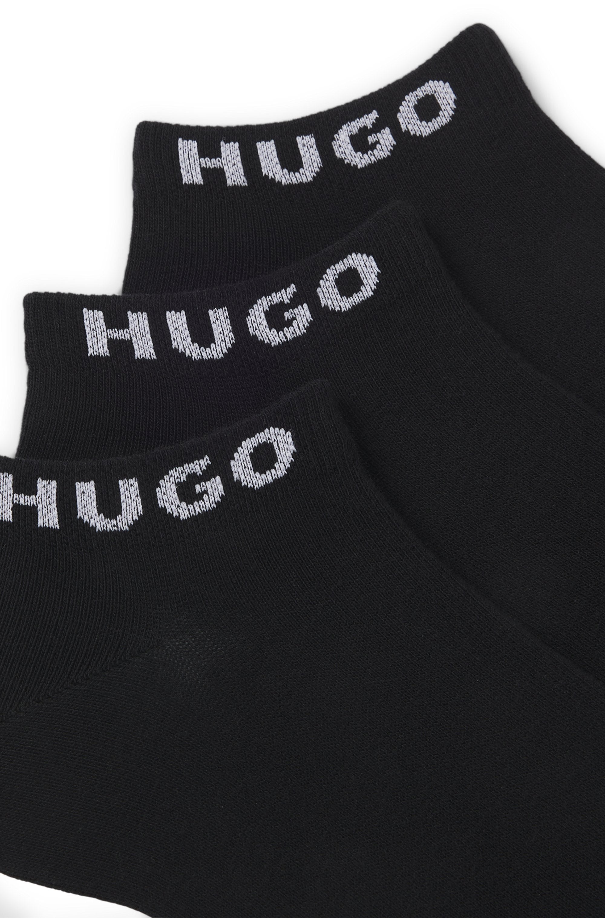 HUGO Underwear Socken »3P AS UNI CC W« Packung, 3er, 3 Stk. tlg. mit kontrastfarbenen Logoschriftzug