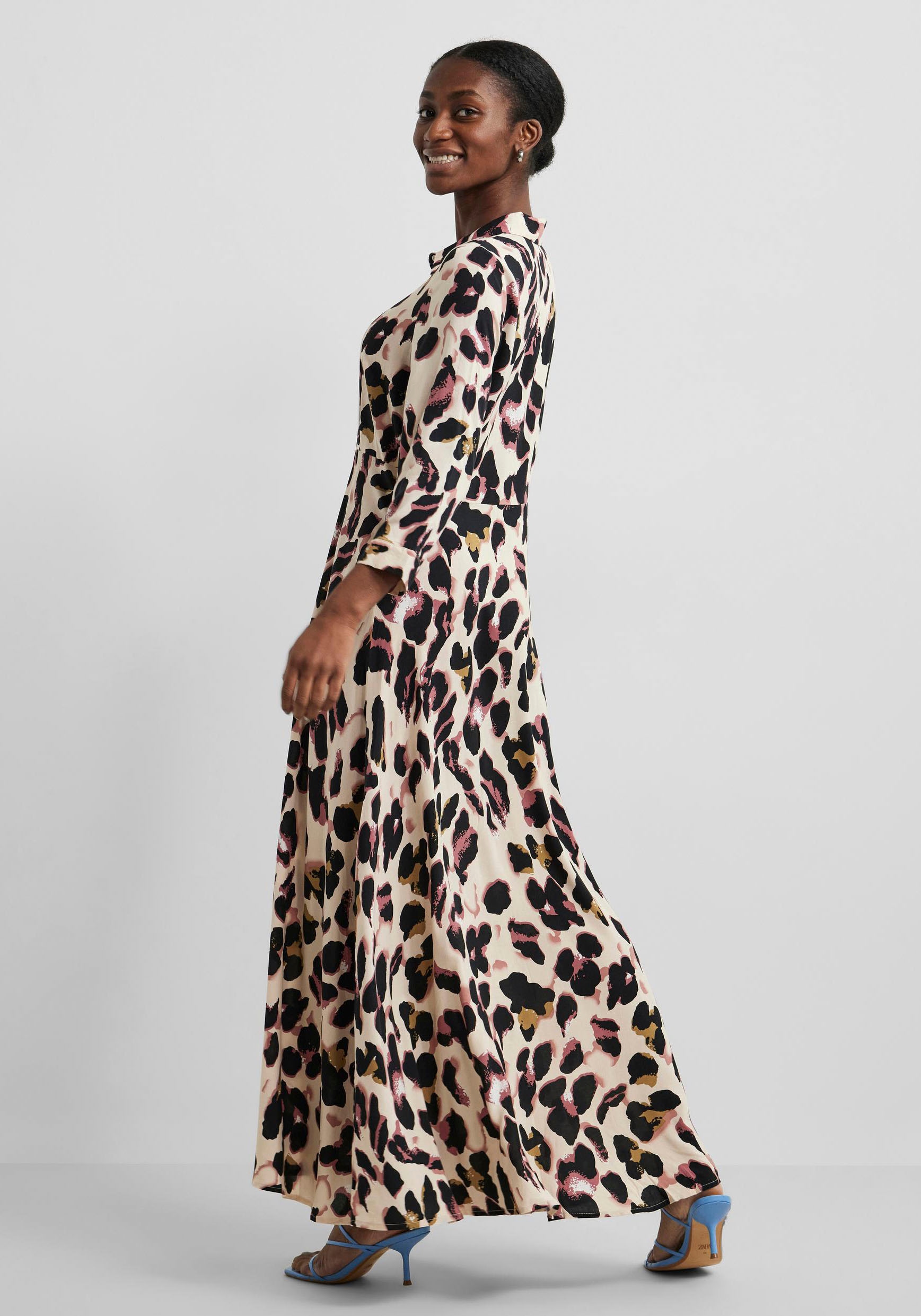 Y.A.S Robe chemisier »YASSAVANNA LONG SHIRT DRESS« Viskose, loose fit