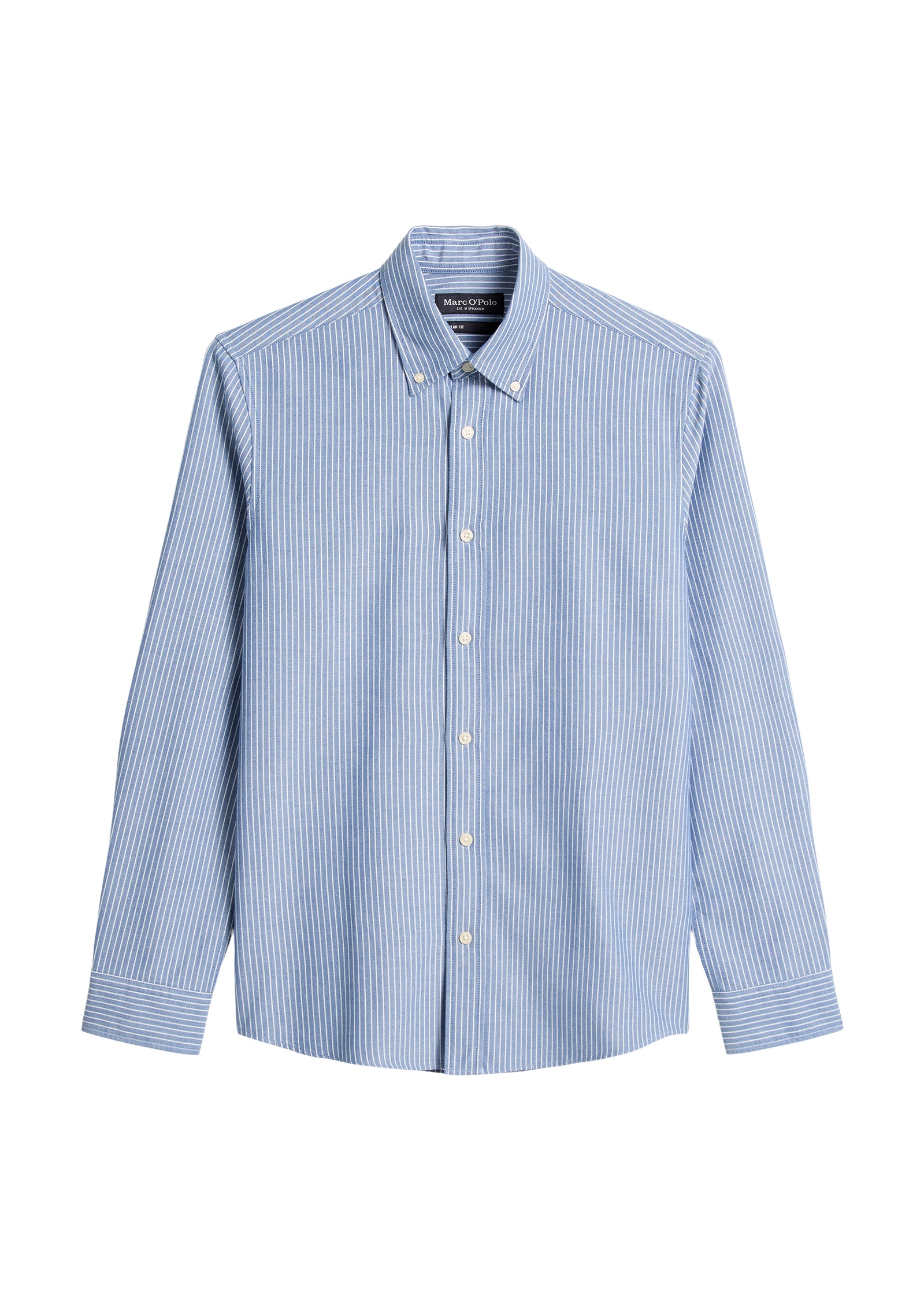 Marc O'Polo Chemise à manches longues Oxford-Hemd, regular fit mit Button-Down-Kragen