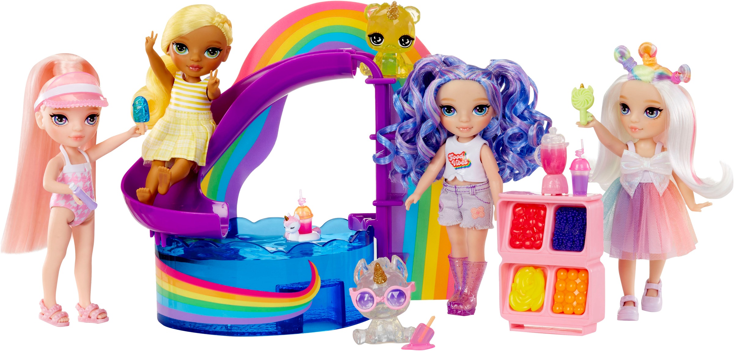 RAINBOW HIGH Minipuppe »Rainbow High Little Pool Day with Blush Playset«