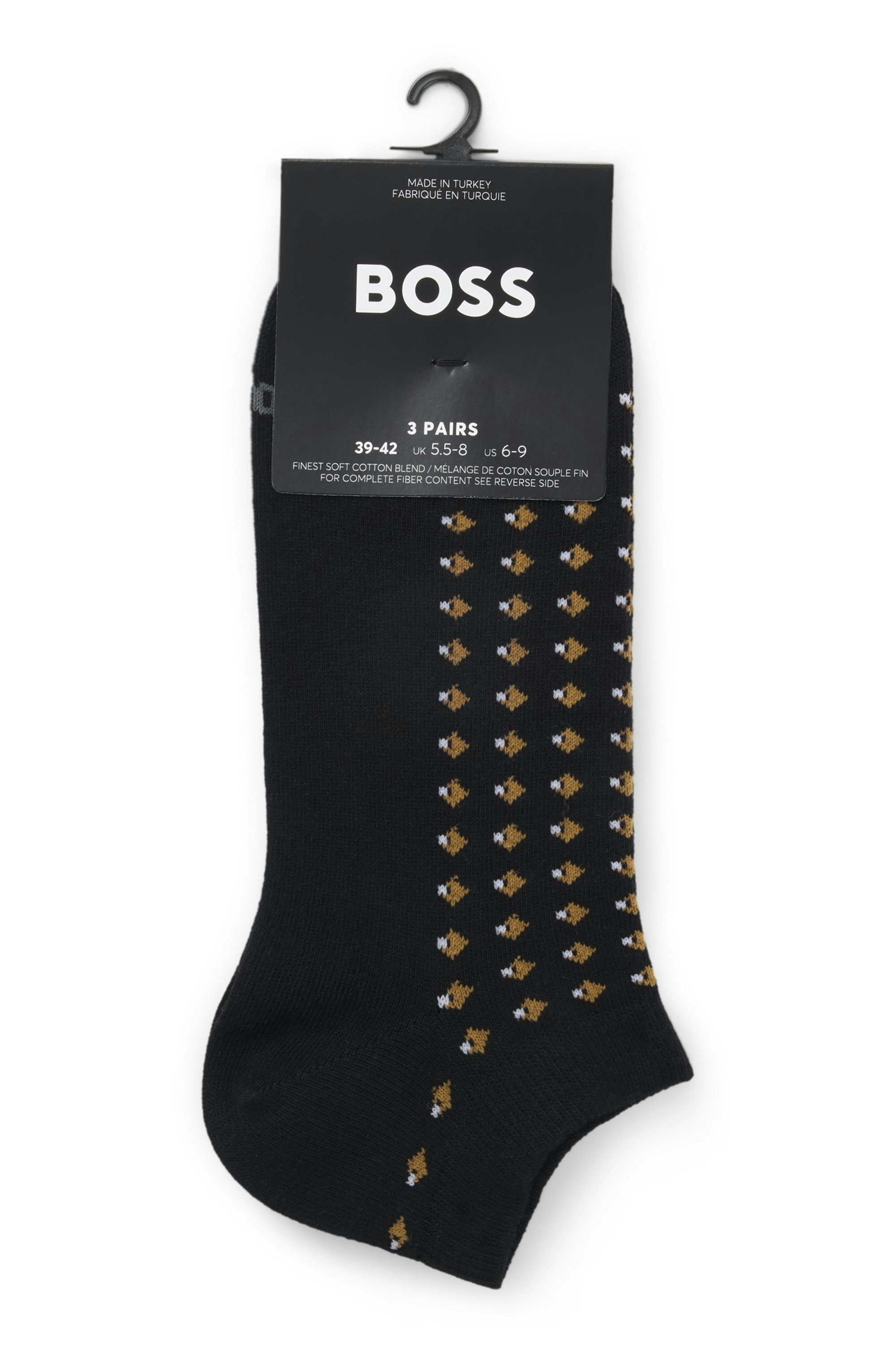 BOSS Chaussettes de baskets »3P AS Minipattern CC« 3 Couple tlg.