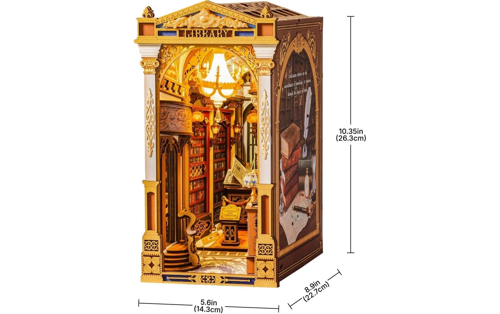   Modellbausatz »Rolife Library of Wonders Holzbausatz Sperrholz 258 Teile« 258 Stk. tlg.