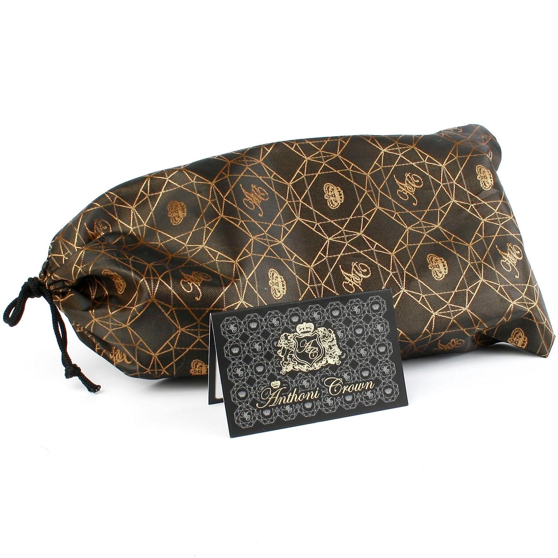 Anthoni Crown Ceinture en cuir Schmaler Business-Lackledergürtel