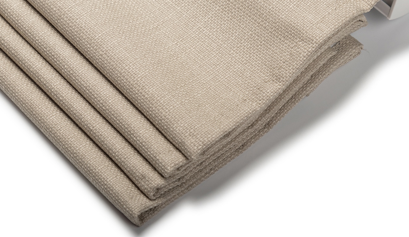 my home Rollo »RIOLA« verdunkelnd Blendschutz | Sichtschutz | Verdunkelung ohne Bohren freihängend Faltrollo in trendiger Leinenoptik, einfache Montage