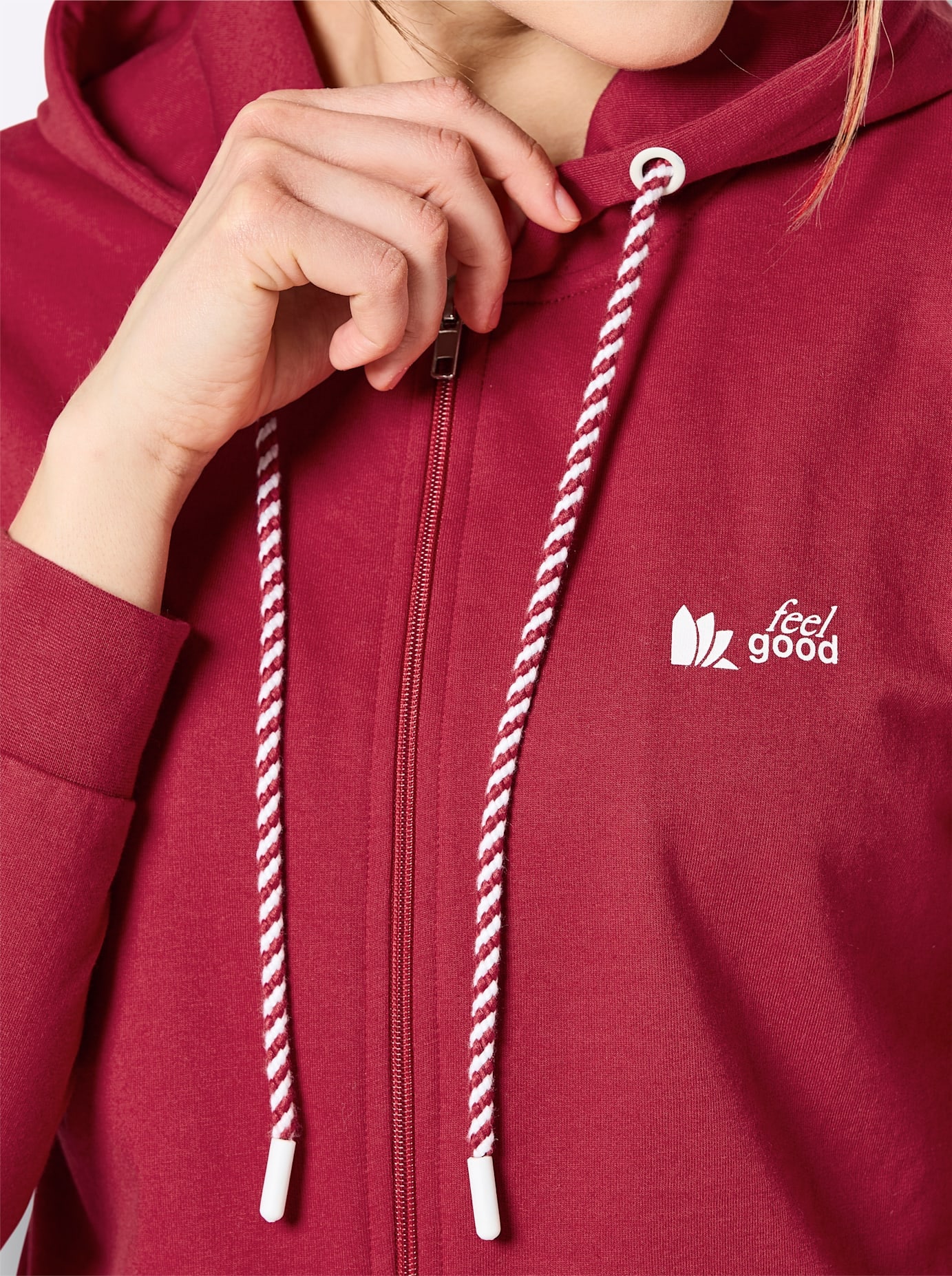 feel good Veste longue mit Kapuze