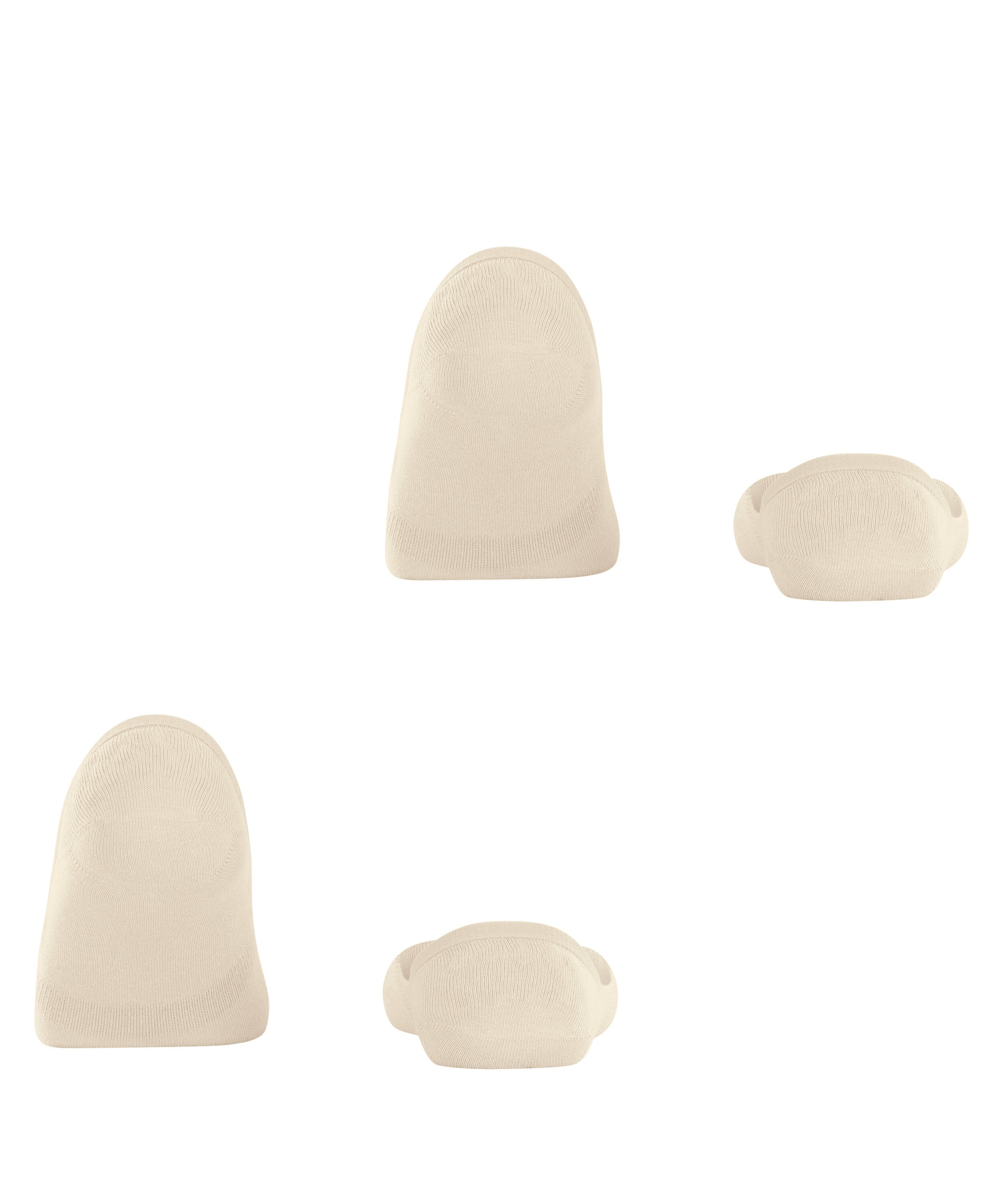 Burlington Chaussons »Everyday« 2 paires,  uni, silicone au talon, chaussettes invisibles
