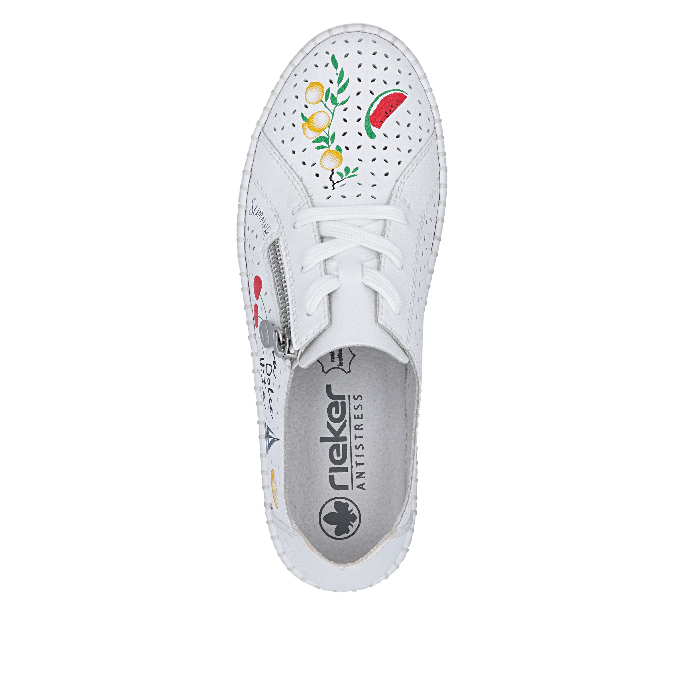Rieker Chaussure à lacets  sneaker, chaussure basse, à lacets avec imprimé estival