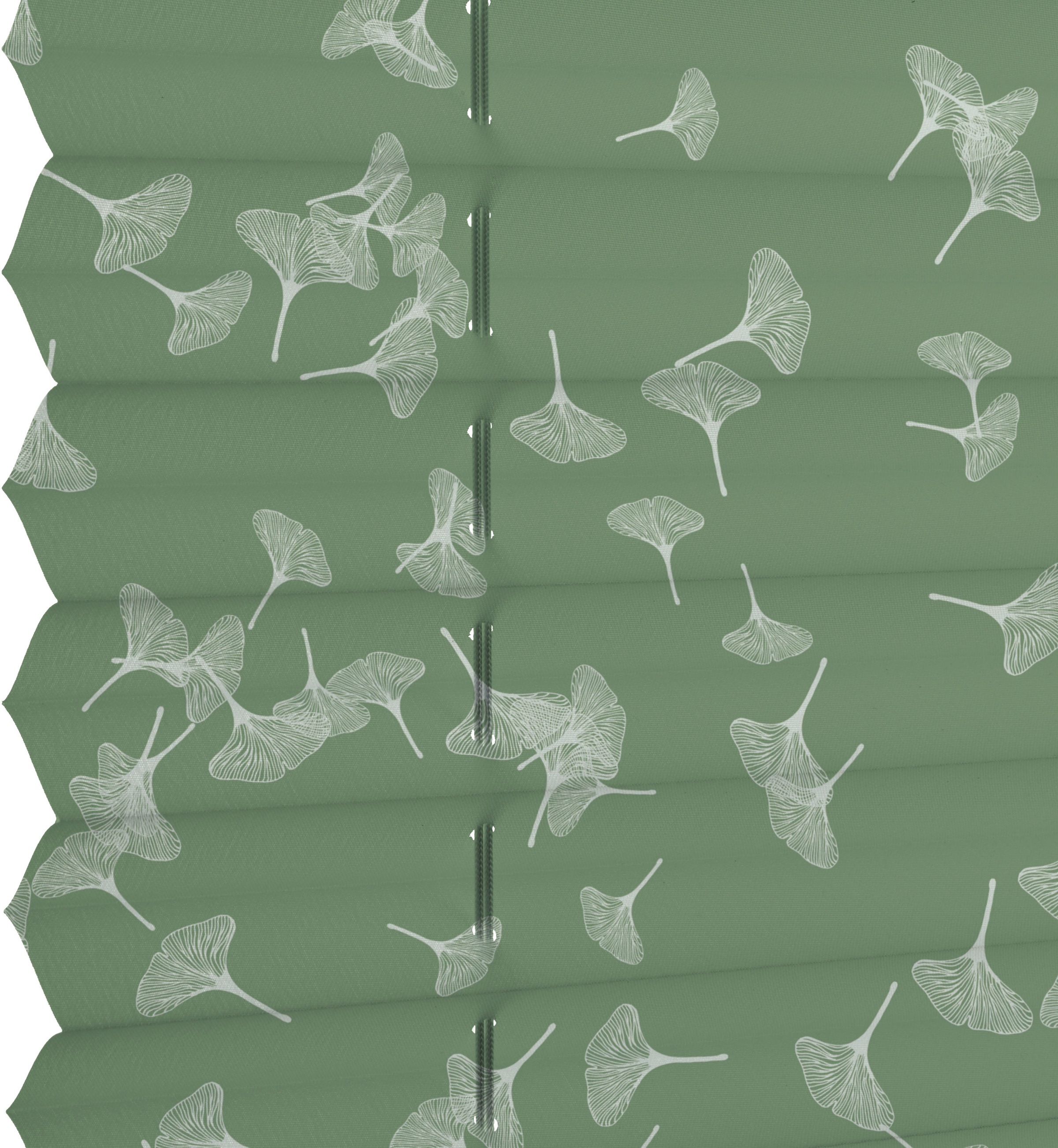 GARDINIA Plissee »Dekor Ginkgo Oesyter Mushroom« blickdicht ohne Bohren verspannt Klemmträger mit Feststellschraube, Plissee Concept Trägern zum Klemmen