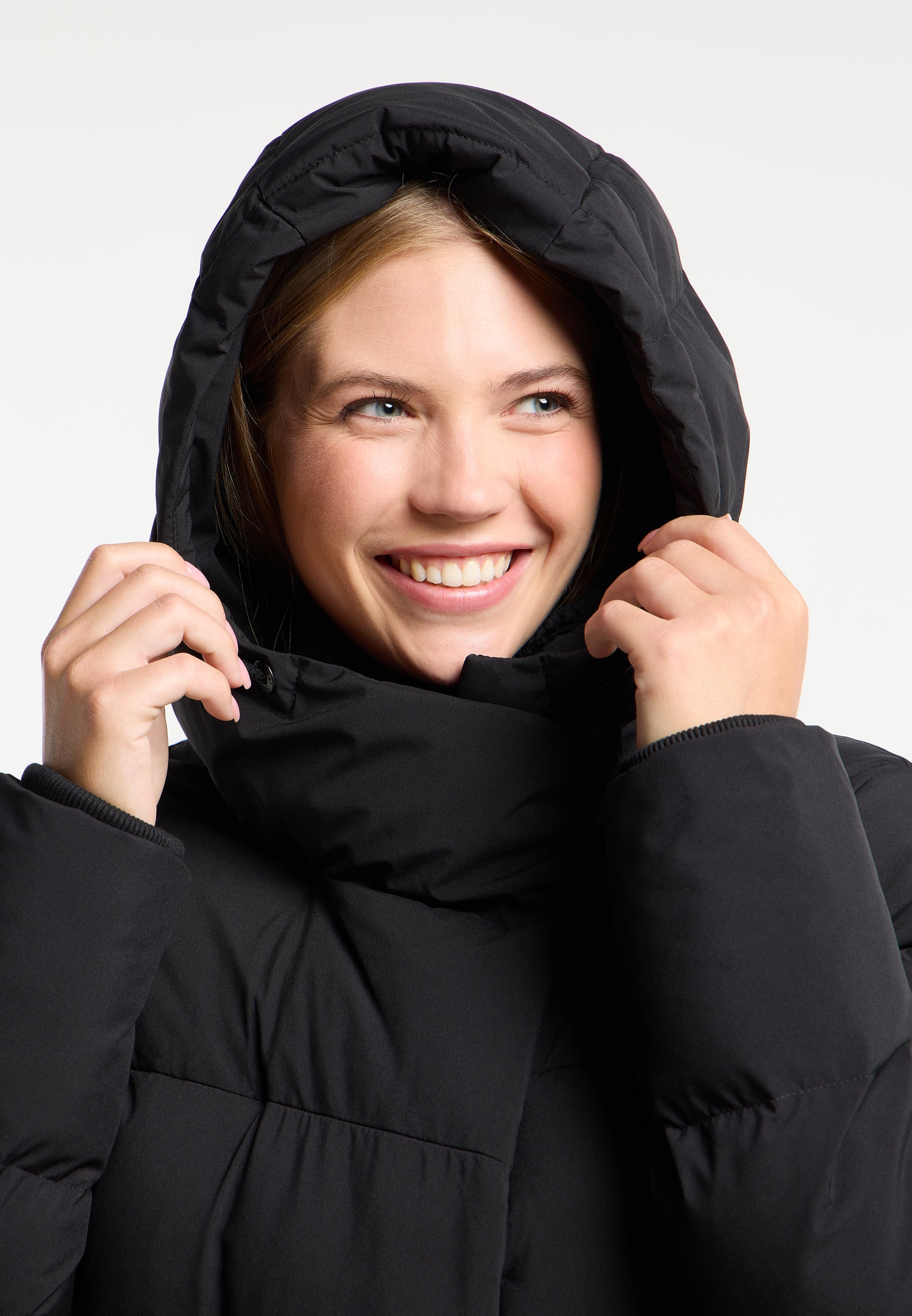 Ragwear Manteau matelassé »PAVLA LONG« verdeckter Reissverschluss