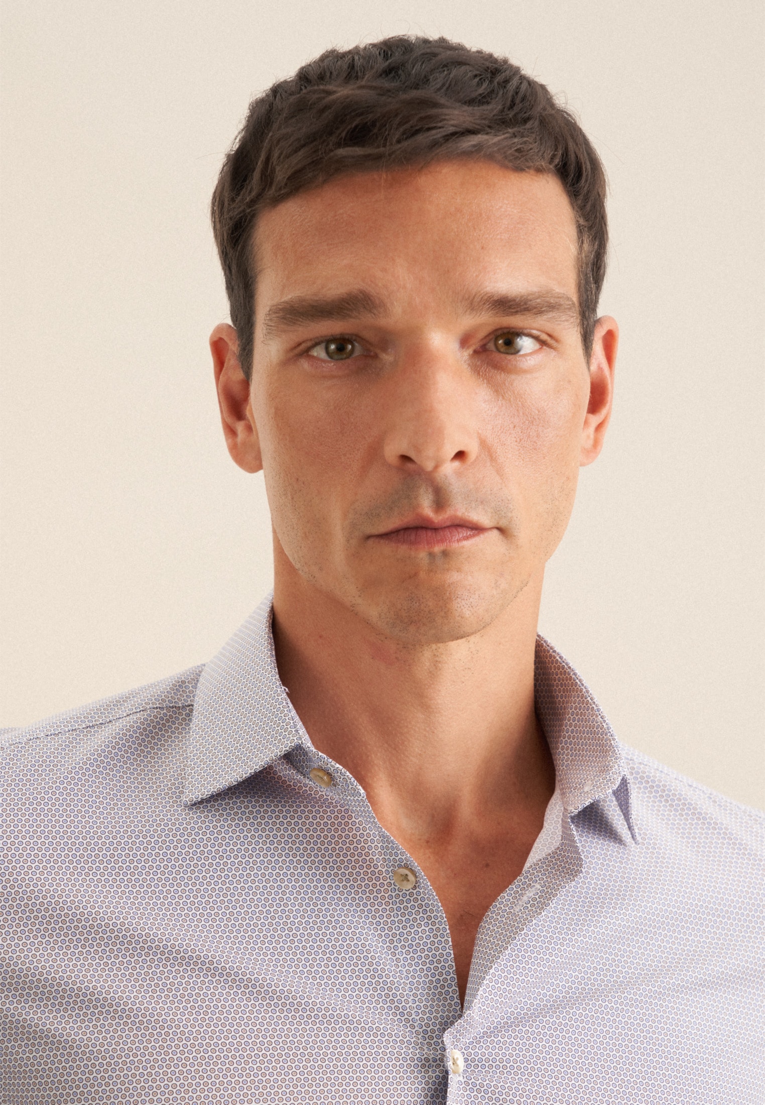 seidensticker Businesshemd »Shaped« Shaped 1/1 Kentkragen Druck