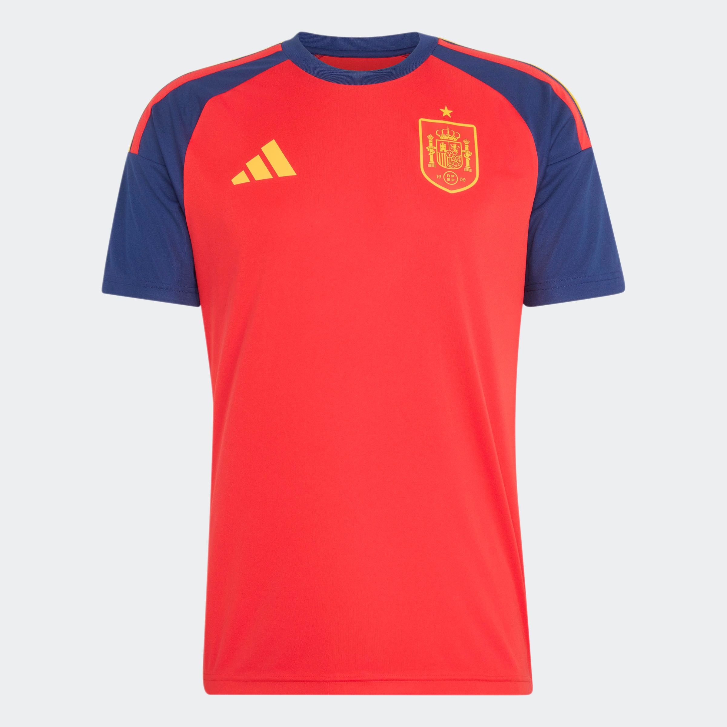 adidas Performance Maillot de foot »RFEF H JSY FAN« pour adultes, sans fermeture, avec col rond, en polyester