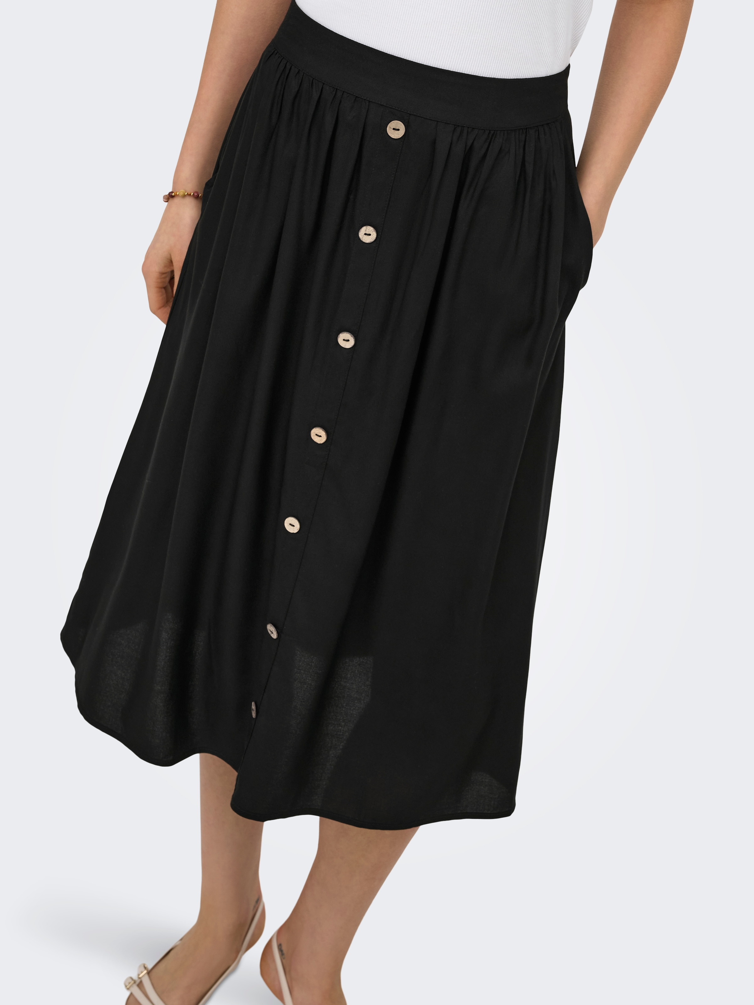 ONLY Jupe d'été »ONLMILANO AOP LIFE LONG SKIRT WVN NOOS« viscose
