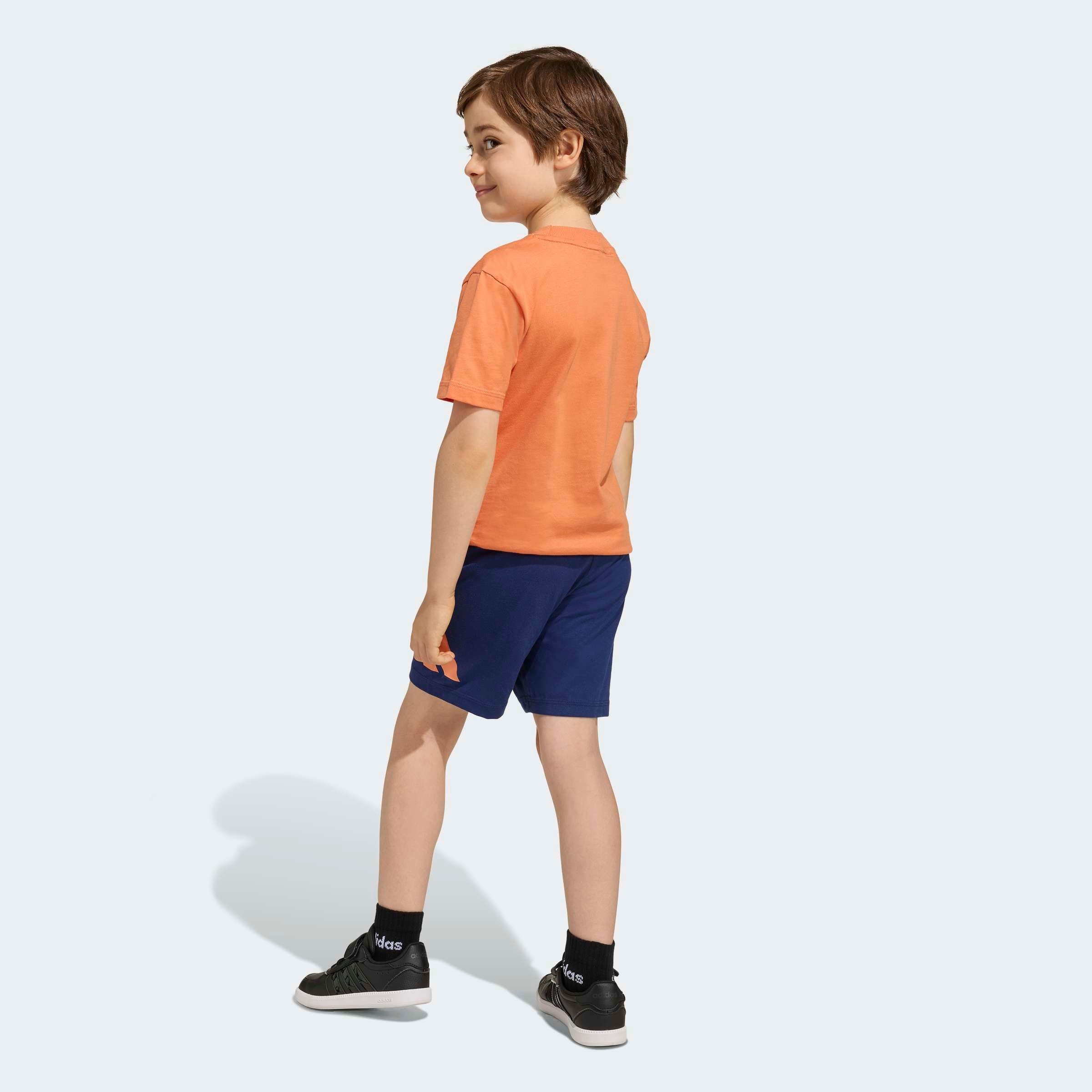 adidas Sportswear Trainingsanzug »LK BL T-SET 160« 2 tlg. für Kinder, zweiteilig, aus Baumwolle