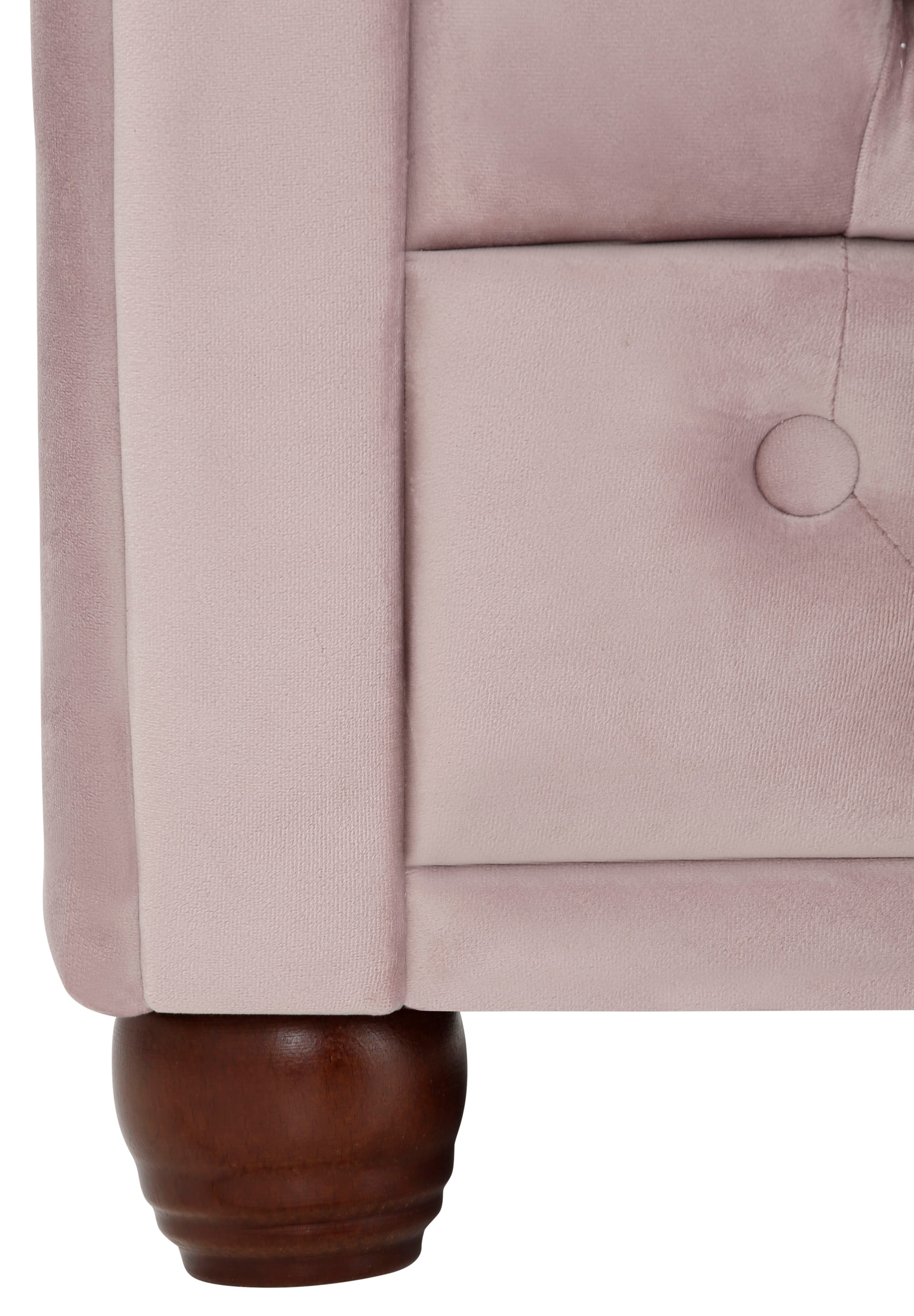 Home affaire Chesterfield-Sofa »New Castle« mit hochwertiger Knopfheftung in Chesterfield-Design, B/T/H: 148/86/72