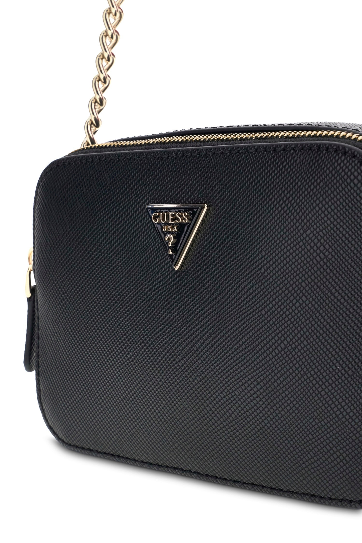 Guess Umhängetasche »NOELLE II CROSSBODY CAMERA« Handtasche, Abendtasche, Schultertasche mit Umhängekette
