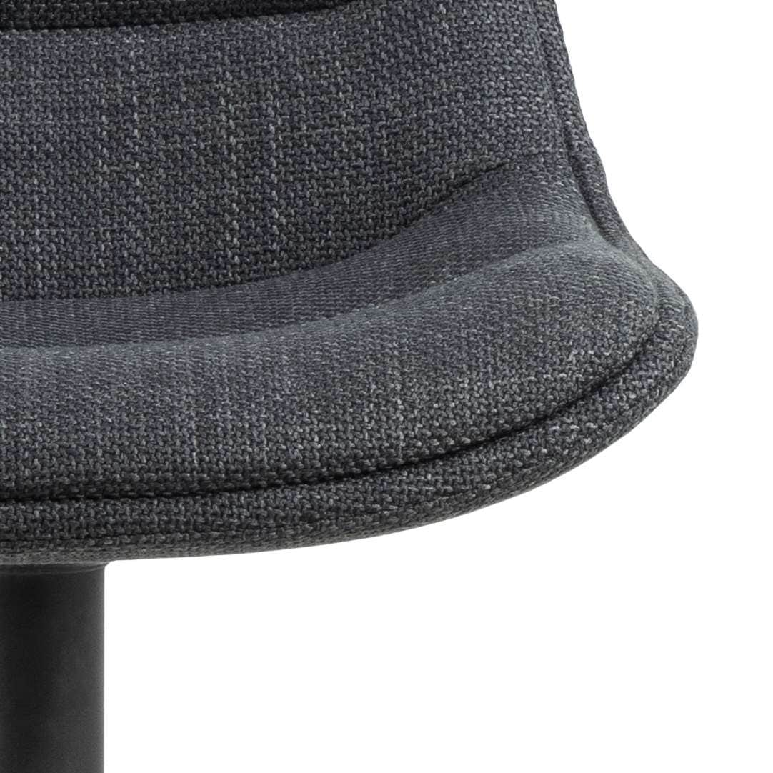 ACTONA GROUP Tabouret de bar »Adisa« Ensemble, 2 pièces, 2 cuis tlg. Tabouret de bar, Basel gris foncé, piètement Trompette, 2 pcs