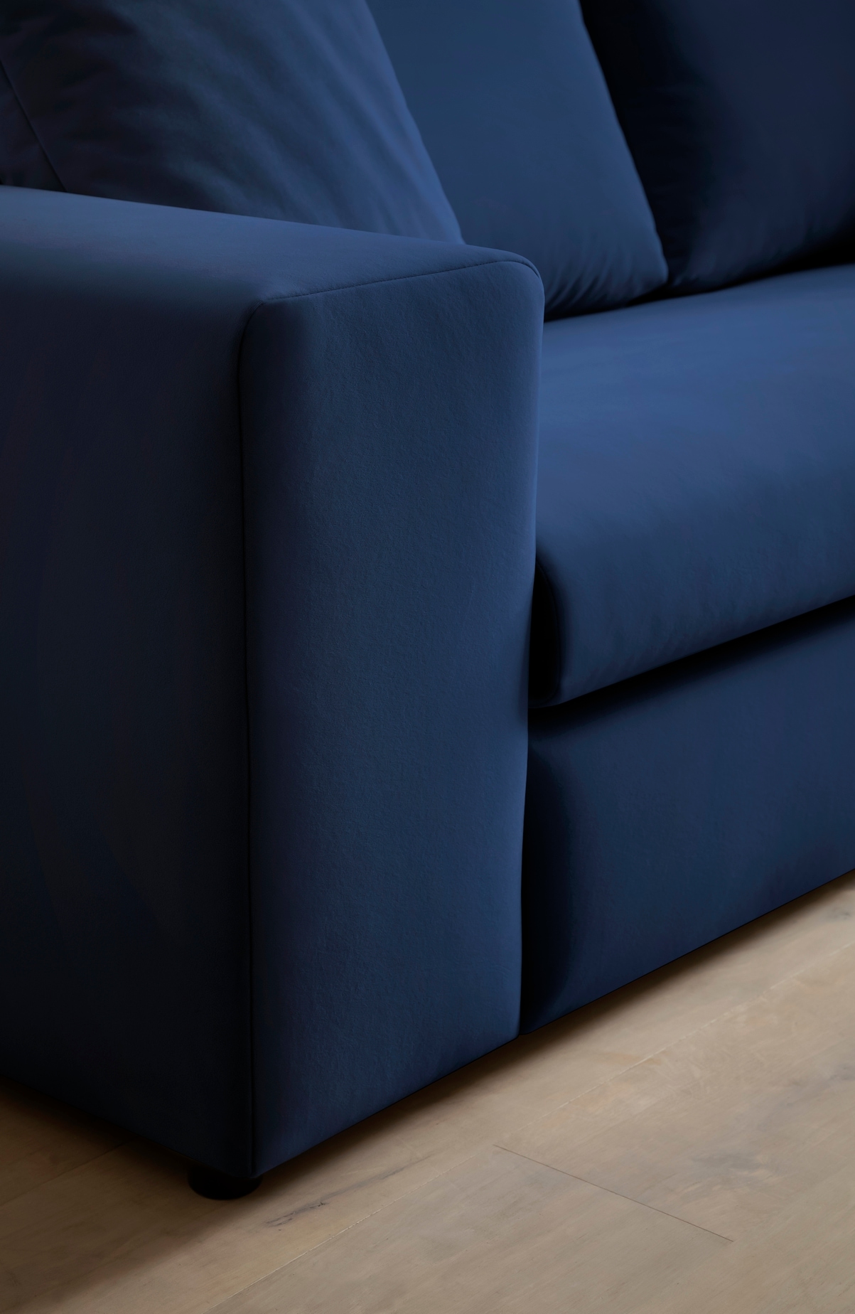 andas 3-Sitzer »SLEETLAND XXL in Samtvelours oder Vintage-Leder-Optik« besonders gross und bequem