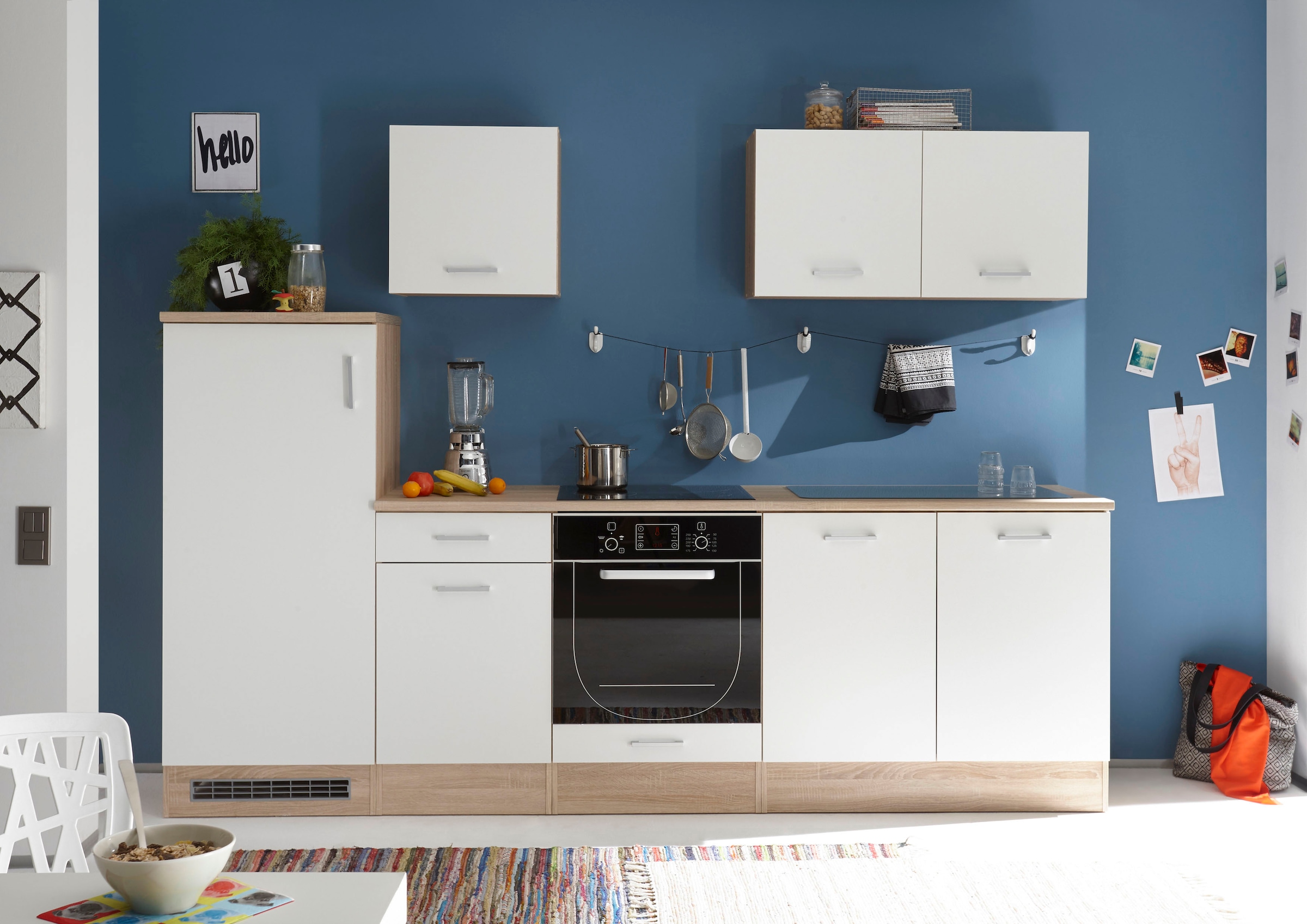 BASIC by Balculina Küchenzeile »Andy« Breite 270 cm, wahlweise mit E-Geräten